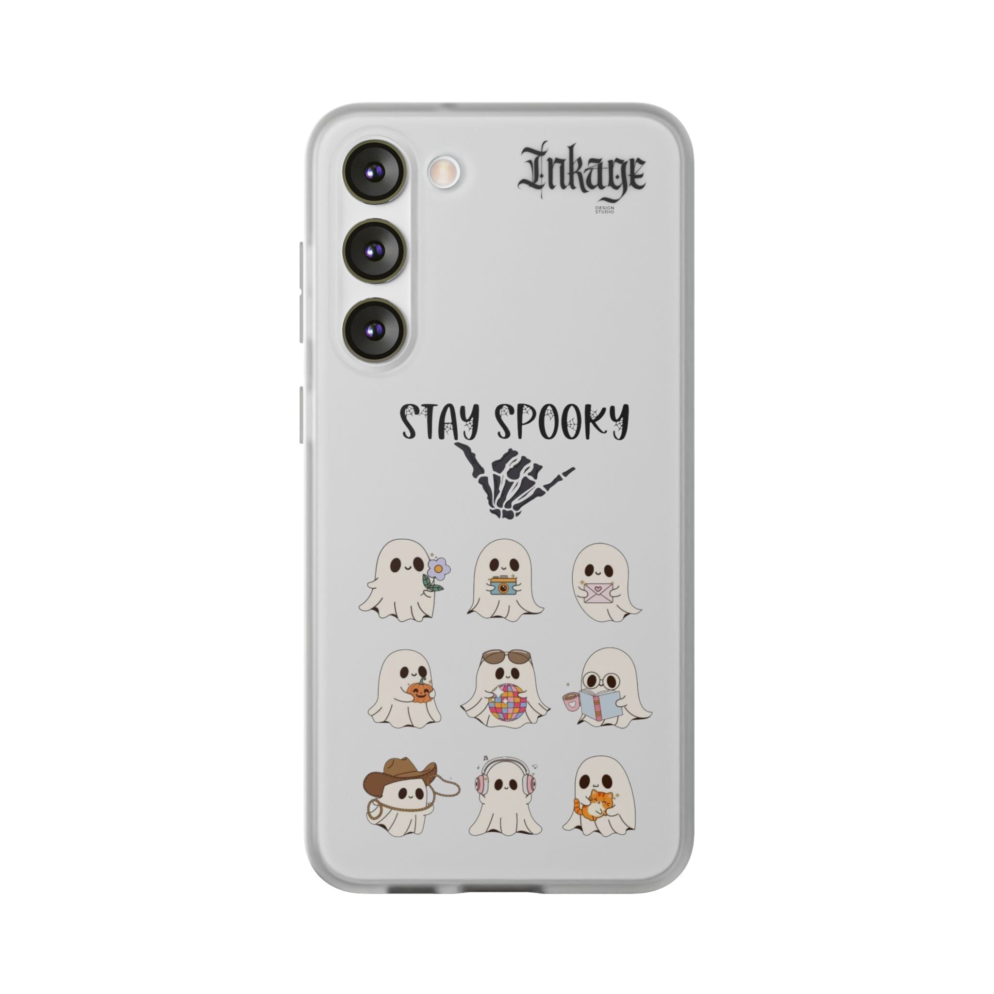 Stay Spooky Clear Phone Cases (Season)