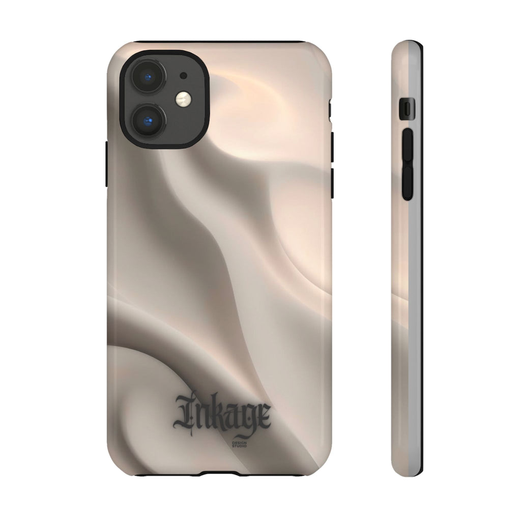 Beige Wavy Flow Tough Phone Case (Minimal)
