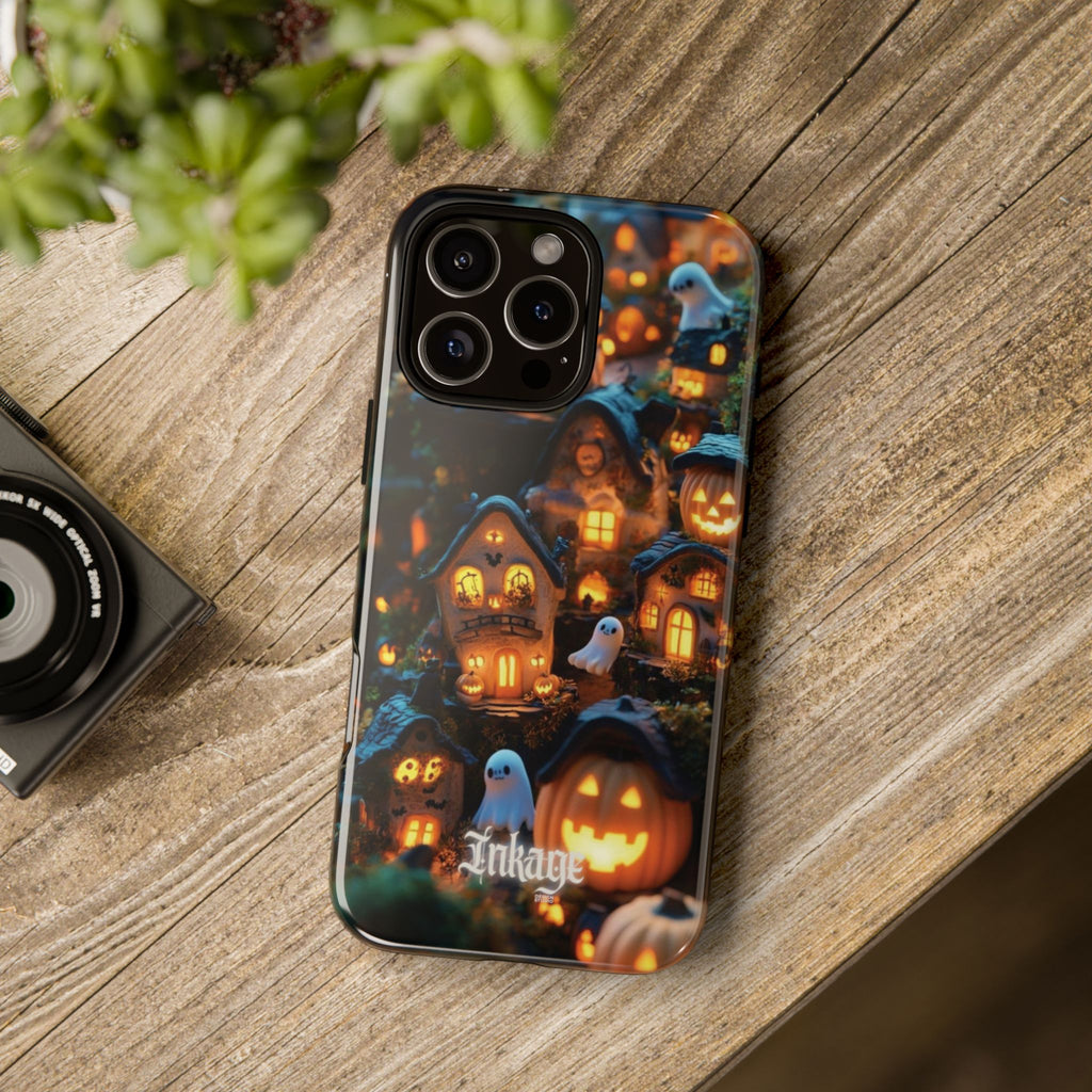 Spooky Pumpkin Village Tough Phone Cases (Season)