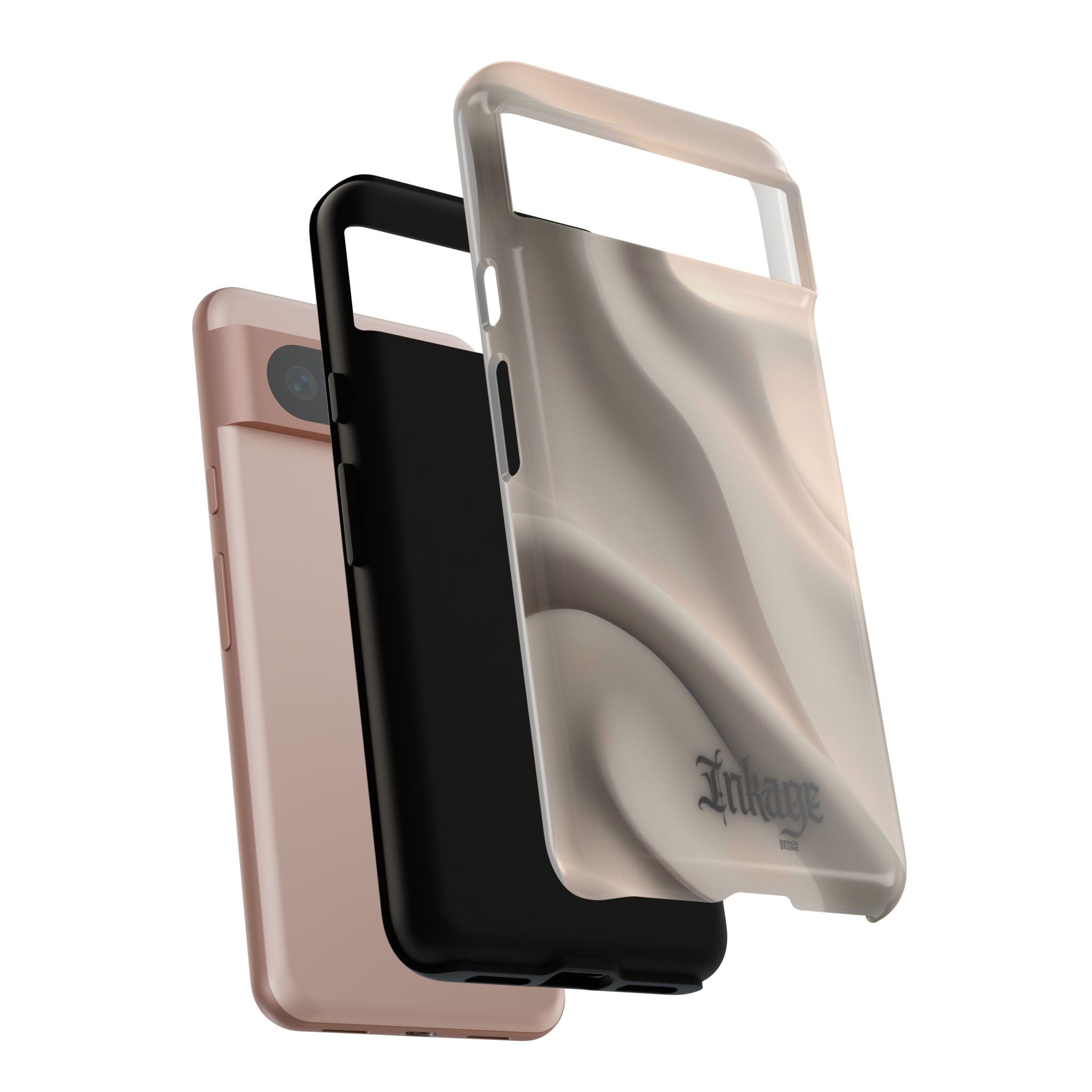 Beige Wavy Flow Tough Phone Case (Minimal)