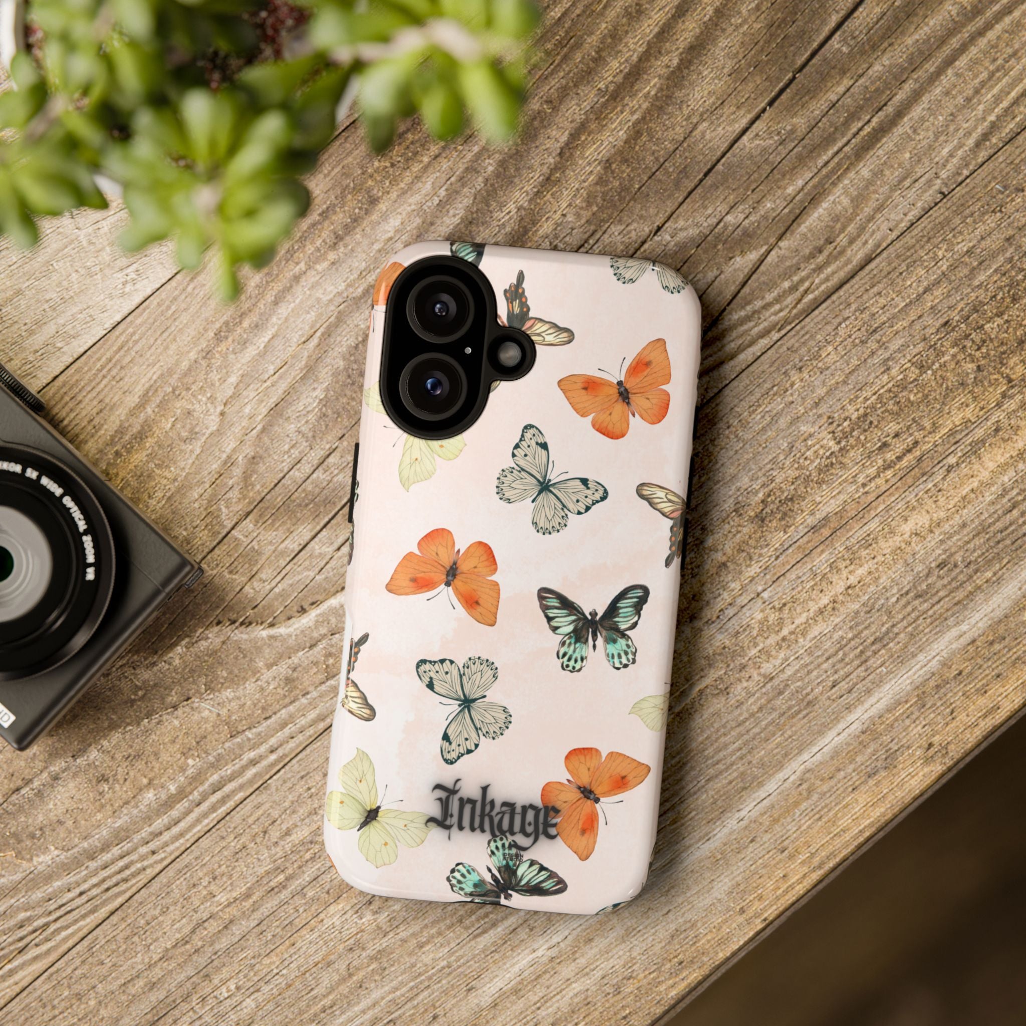 Color Butterfly Tough Phone Case (Minimal)