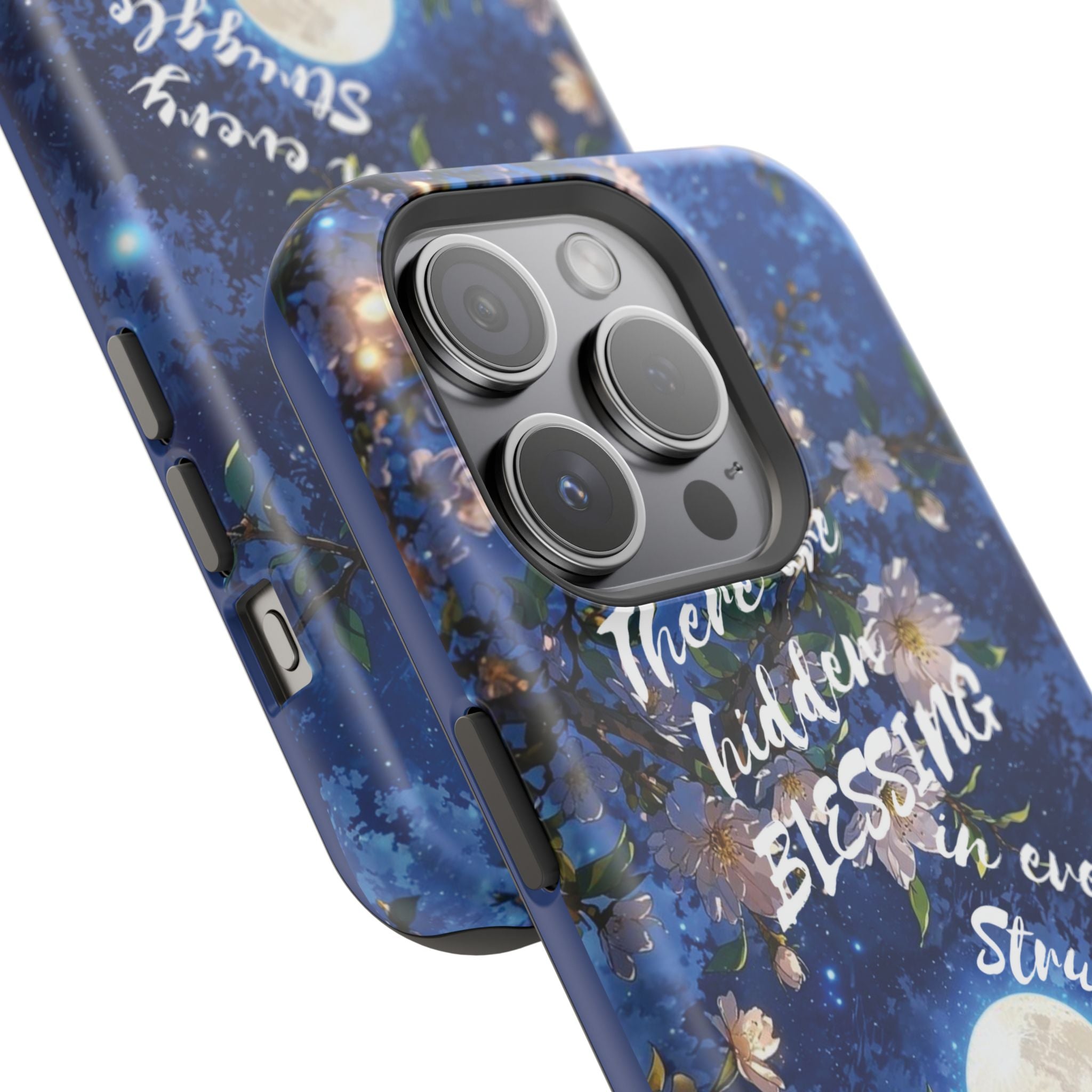 “Moonlit Blessing” Quote Magnetic Phone Cases
