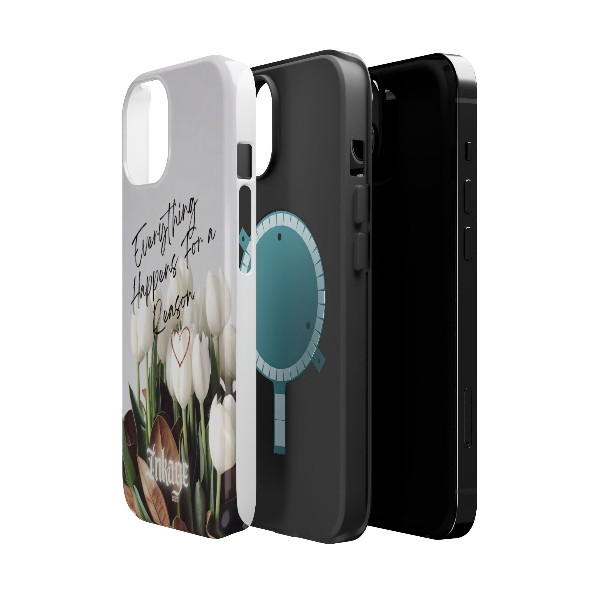 "Everything Happens for a Reason" Magnetic Phone Cases (Quote)