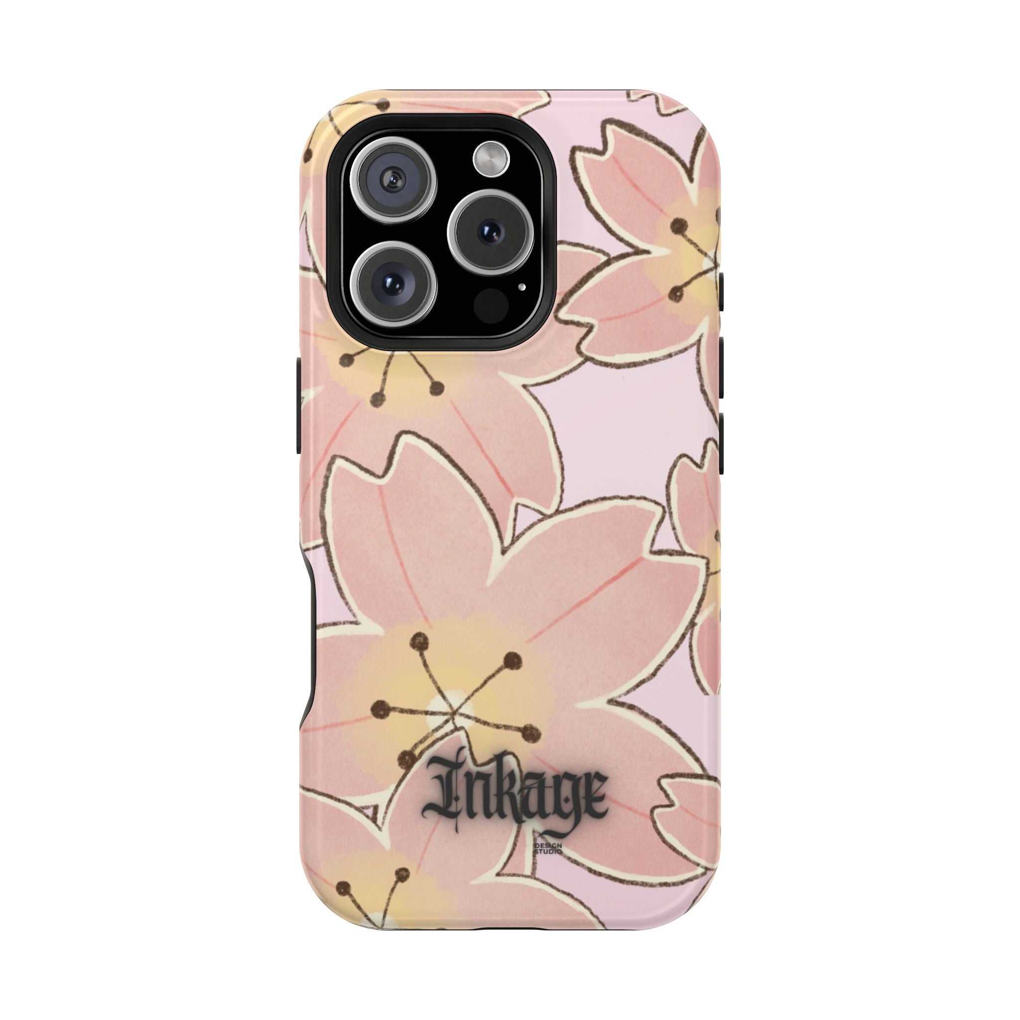 Charming Floral Magnetic Phone Case (Minimal)