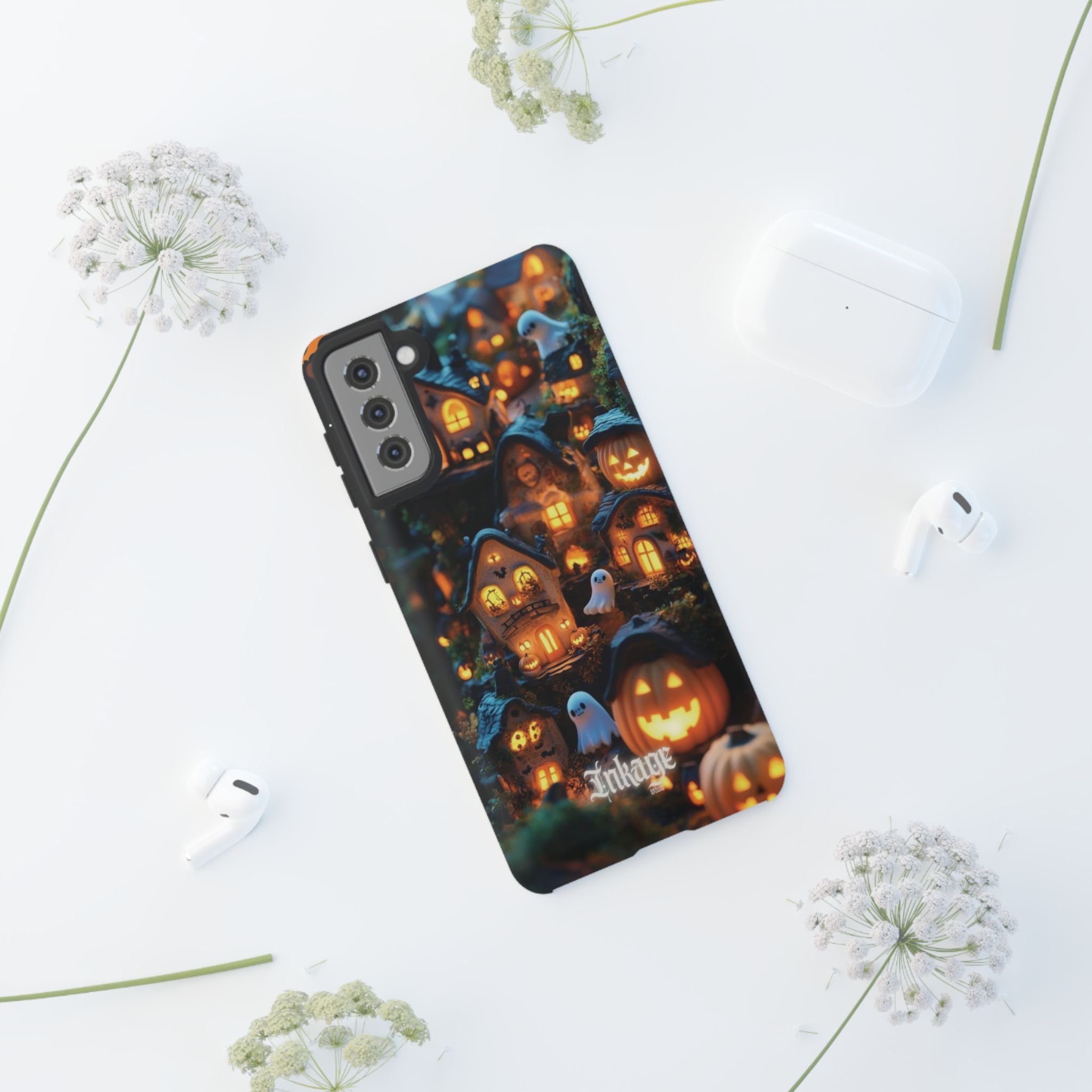Spooky Pumpkin Village Tough Phone Cases (Season)