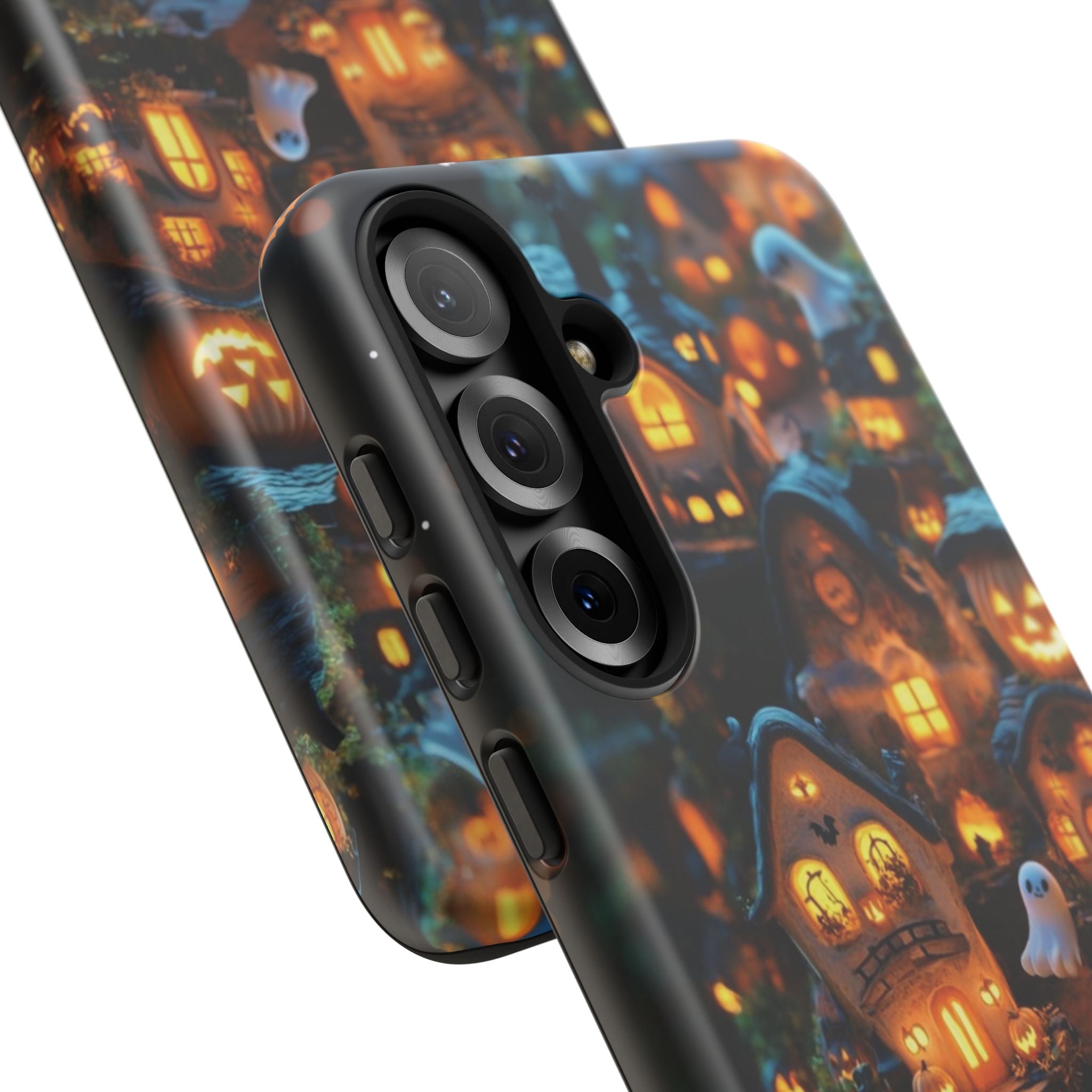 Spooky Pumpkin Village Tough Phone Cases (Season)
