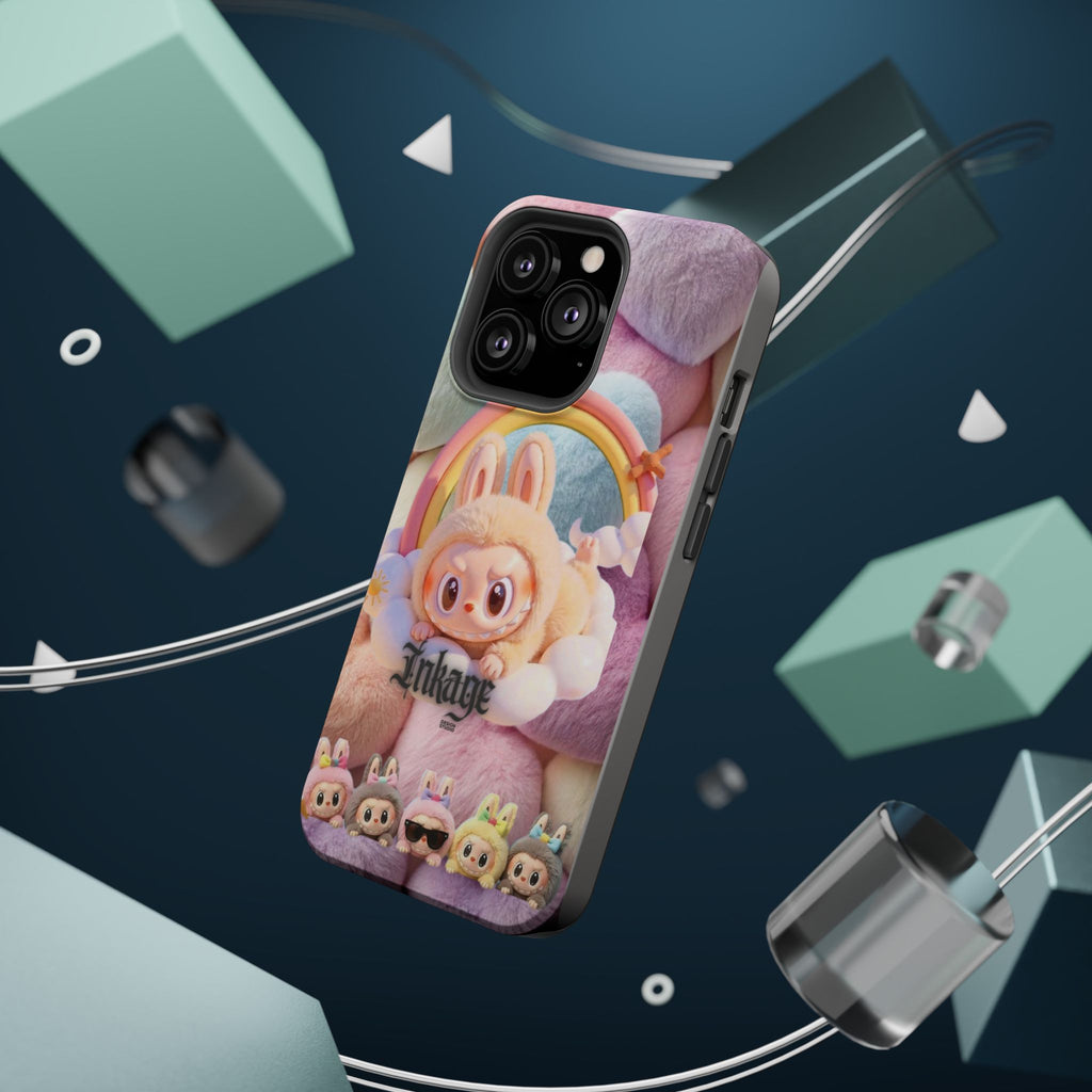 Pastel Rainbow Labubu Magnetic Phone Cases (Animation)