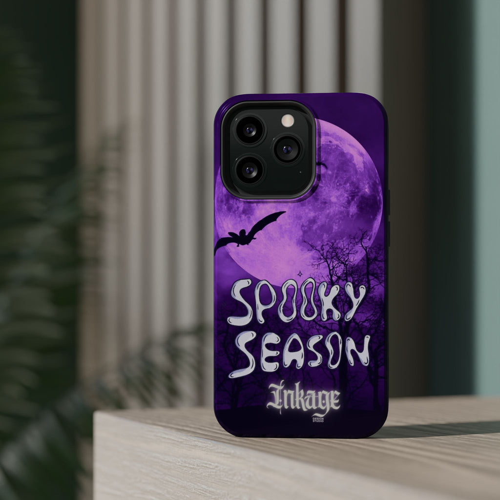 Purple Spooky Season Magnetic Phone Cases (Season)