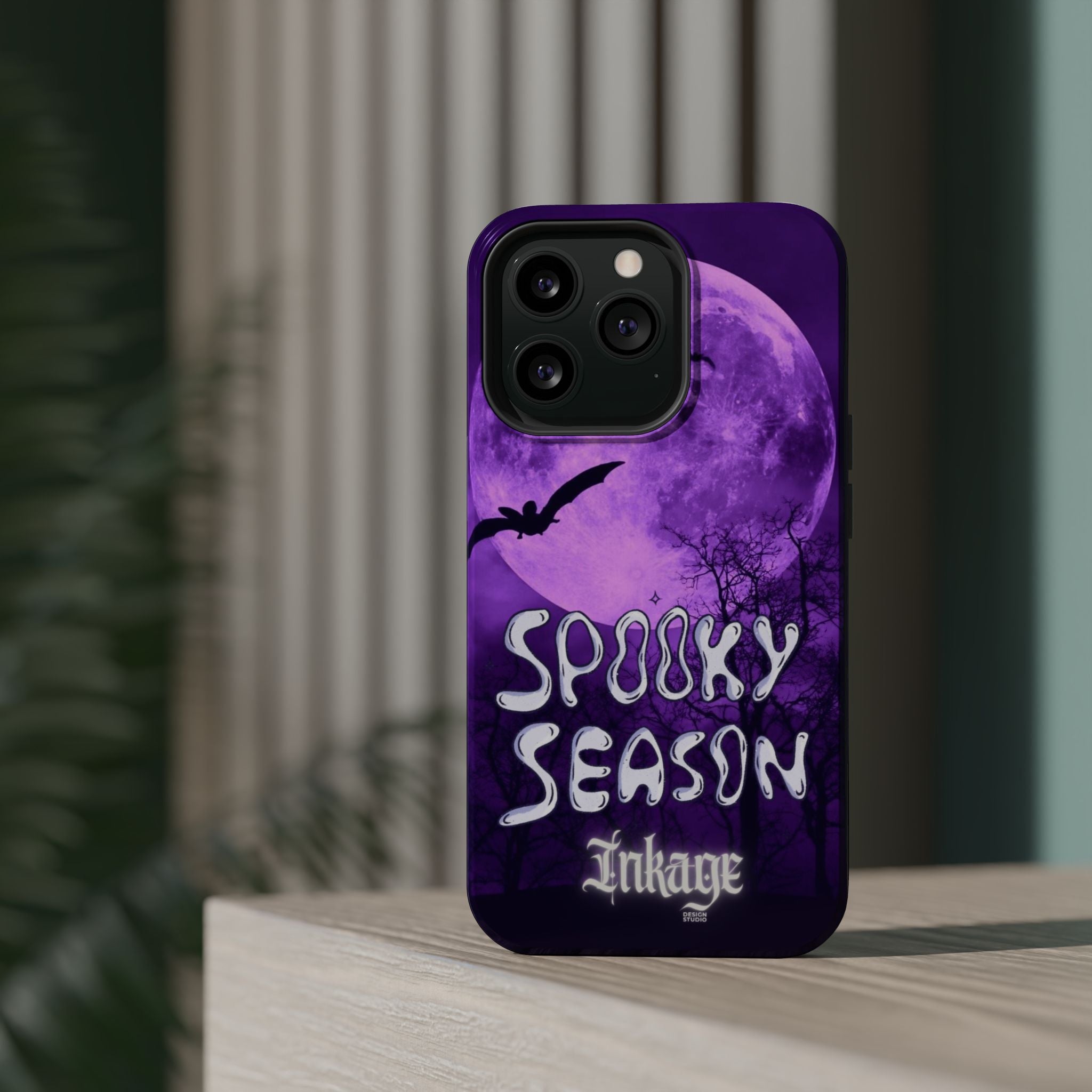 Purple Spooky Season Magnetic Phone Cases (Season)
