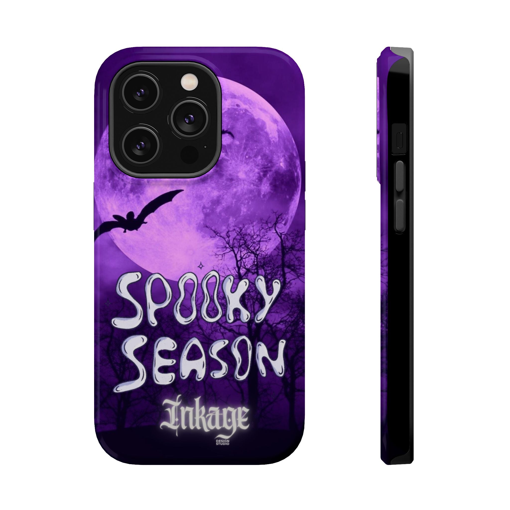 Purple Spooky Season Magnetic Phone Cases (Season)
