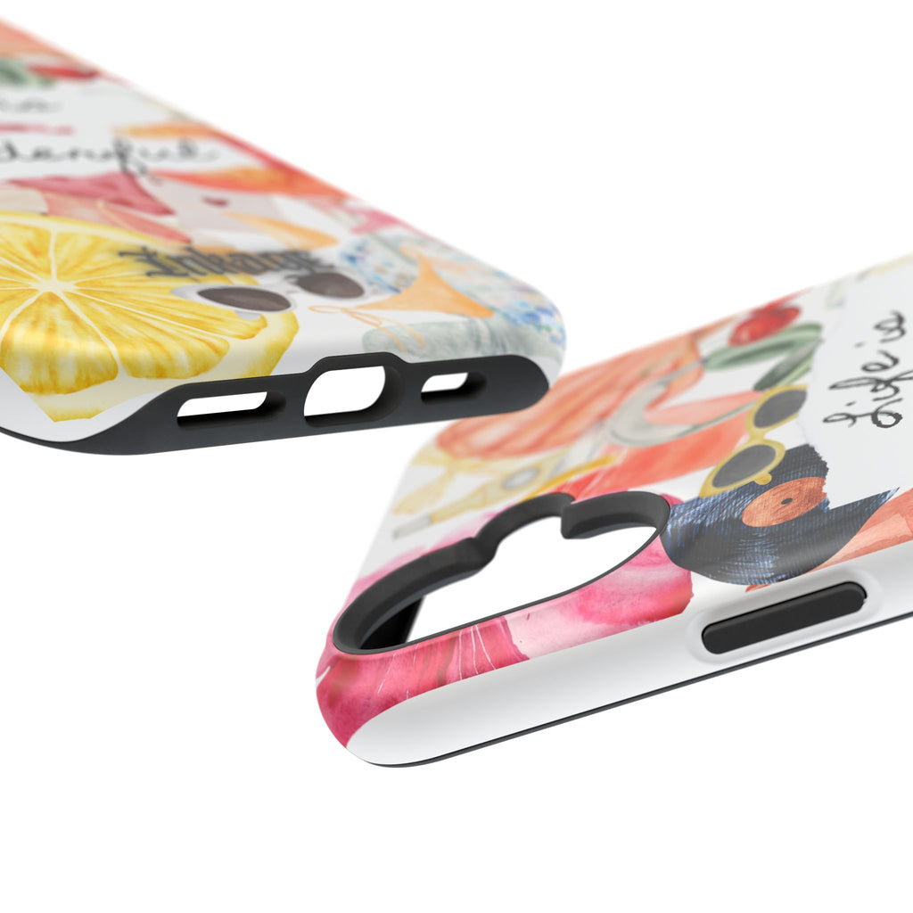 "Life is Wonderful" Quote Magnetic Phone Cases (Quote)