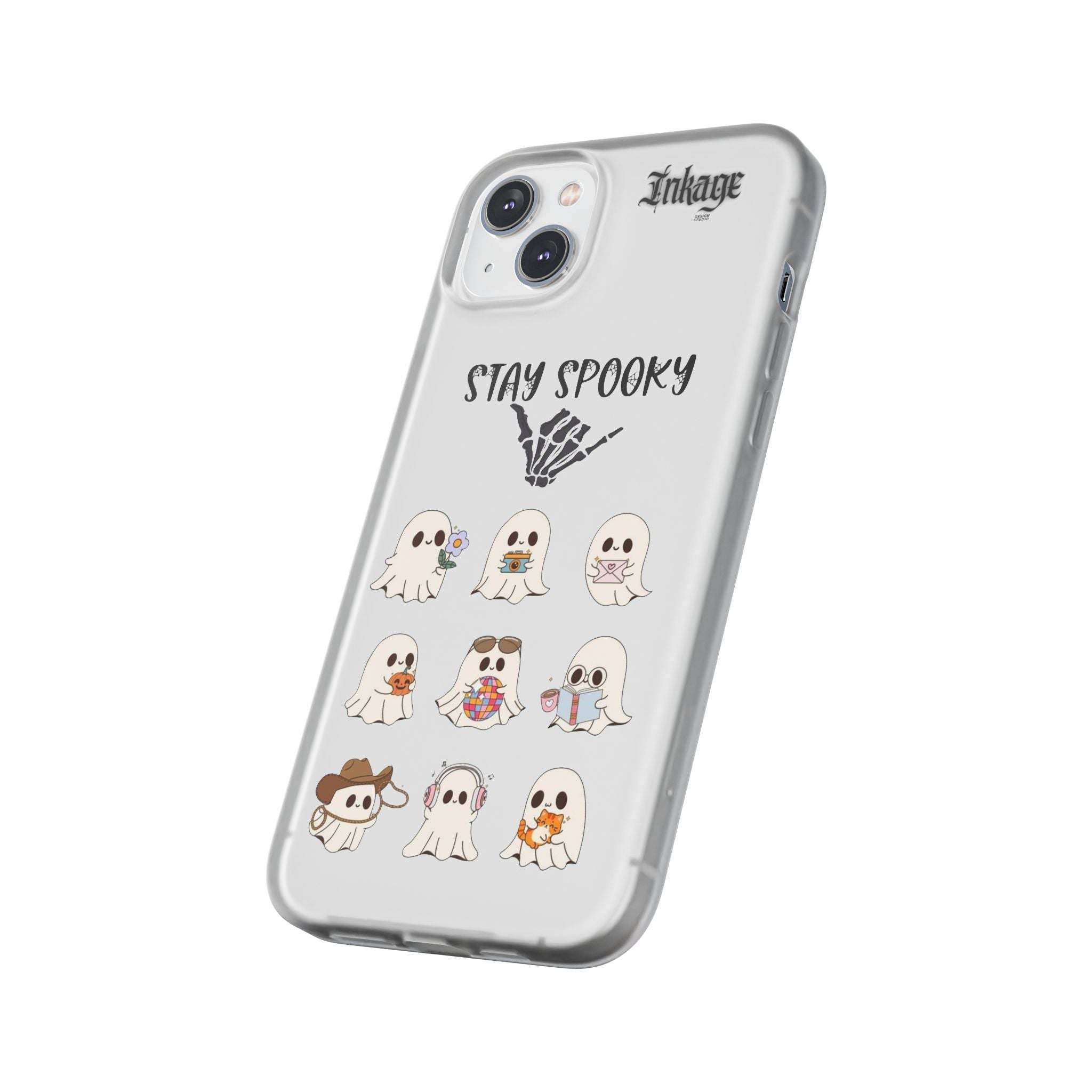 Stay Spooky Clear Phone Cases (Season)