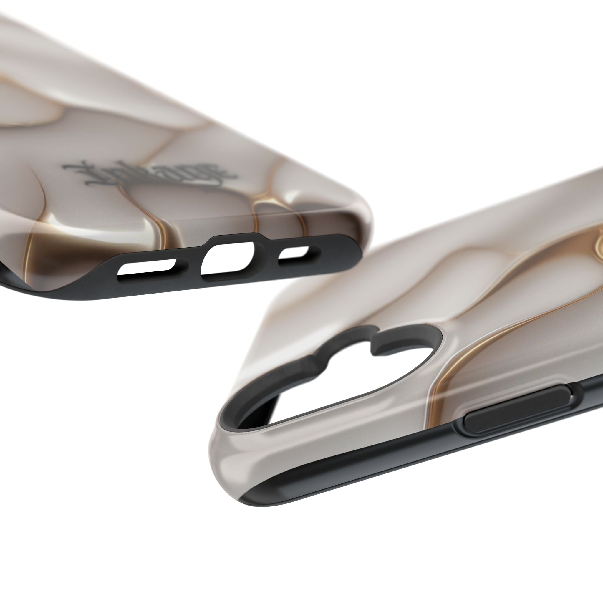 Golden Flow Magnetic Phone Cases (Minimal)