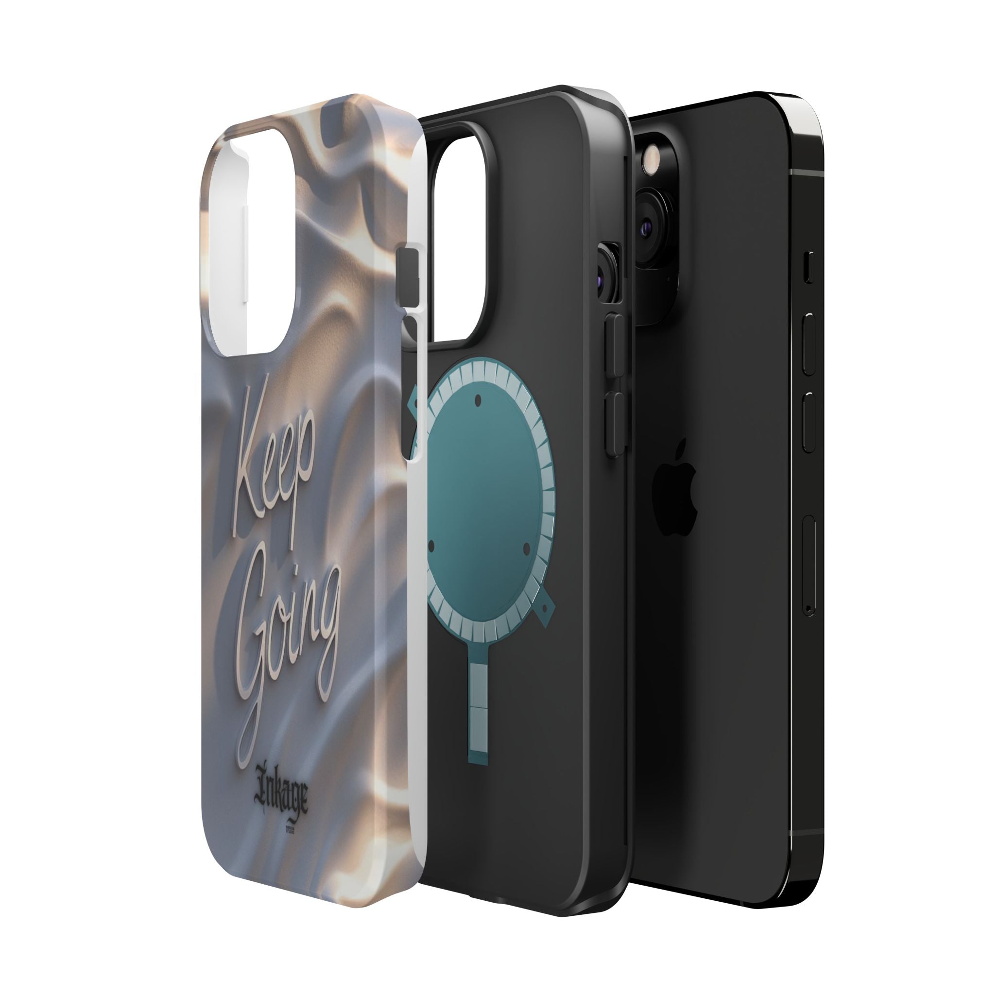 "Keep Going" Magnetic Phone Cases (Quote)