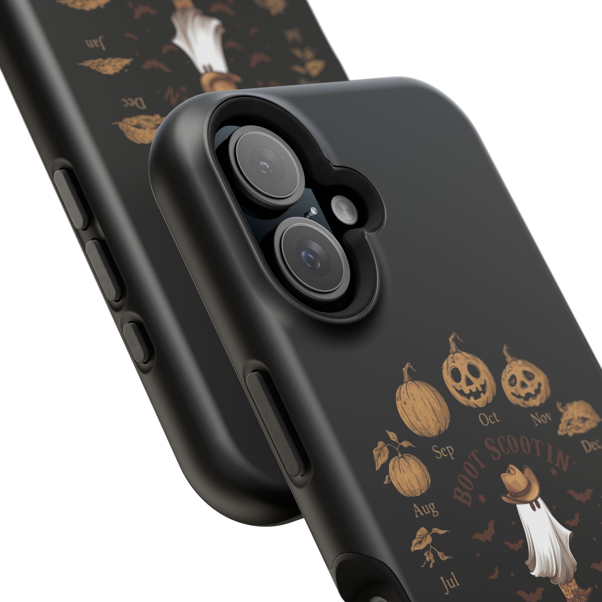 Spooky Boot Halloween Pumpkin Magnetic Phone Case (Season)