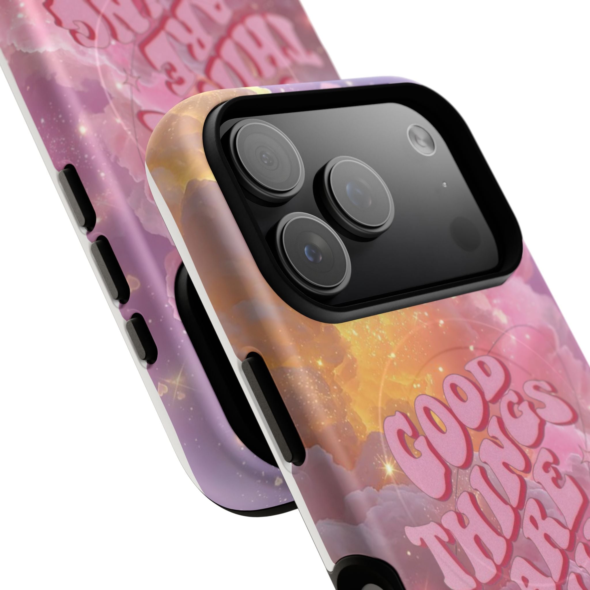 "Good Things Are Coming" with Tough Magnetic Phone Cases (Quote)