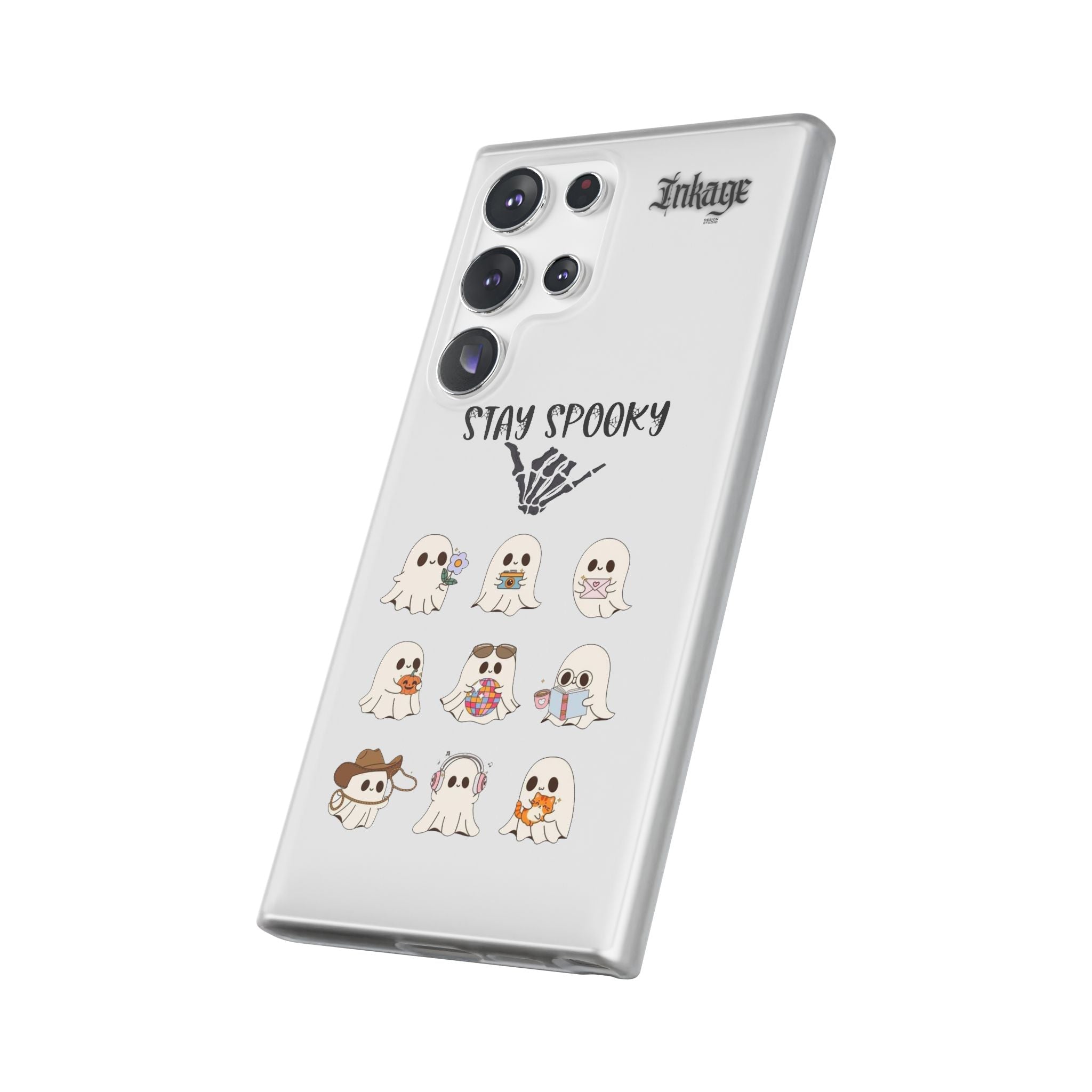 Stay Spooky Clear Phone Cases (Season)