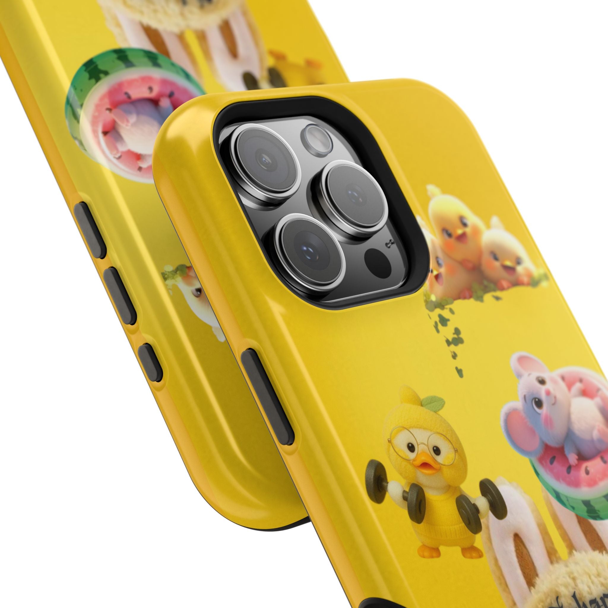 Yellow Cutie Labubu Magnetic Phone Cases (Animation)