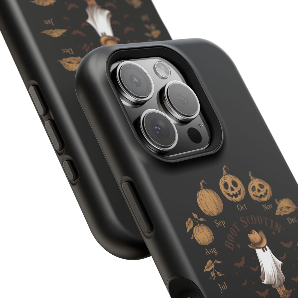 Spooky Boot Halloween Pumpkin Magnetic Phone Case (Season)