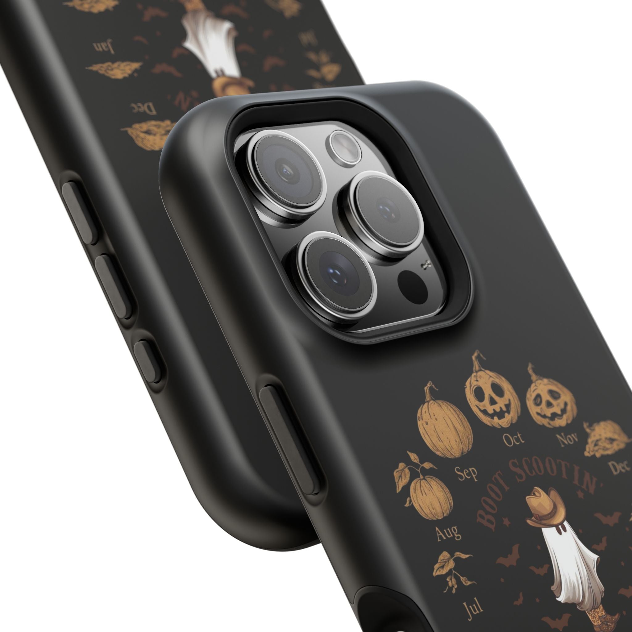 Spooky Boot Halloween Pumpkin Magnetic Phone Case (Season)
