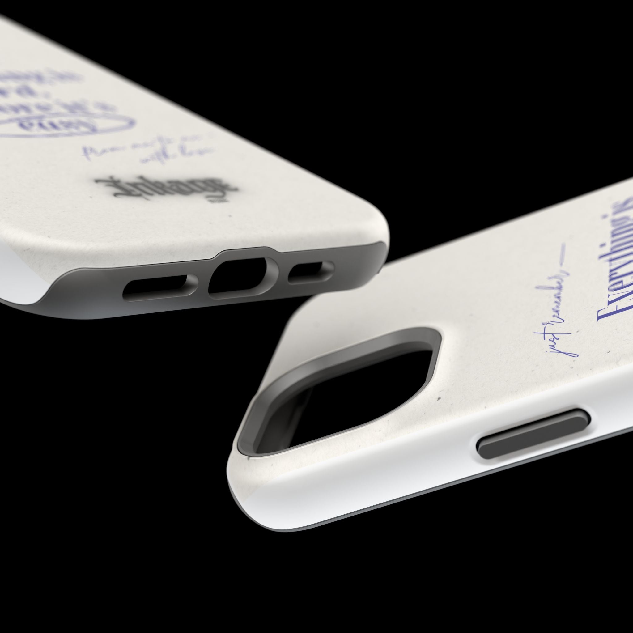 "Everything is hard, before it's easy" Magnetic Phone Case (Quote)
