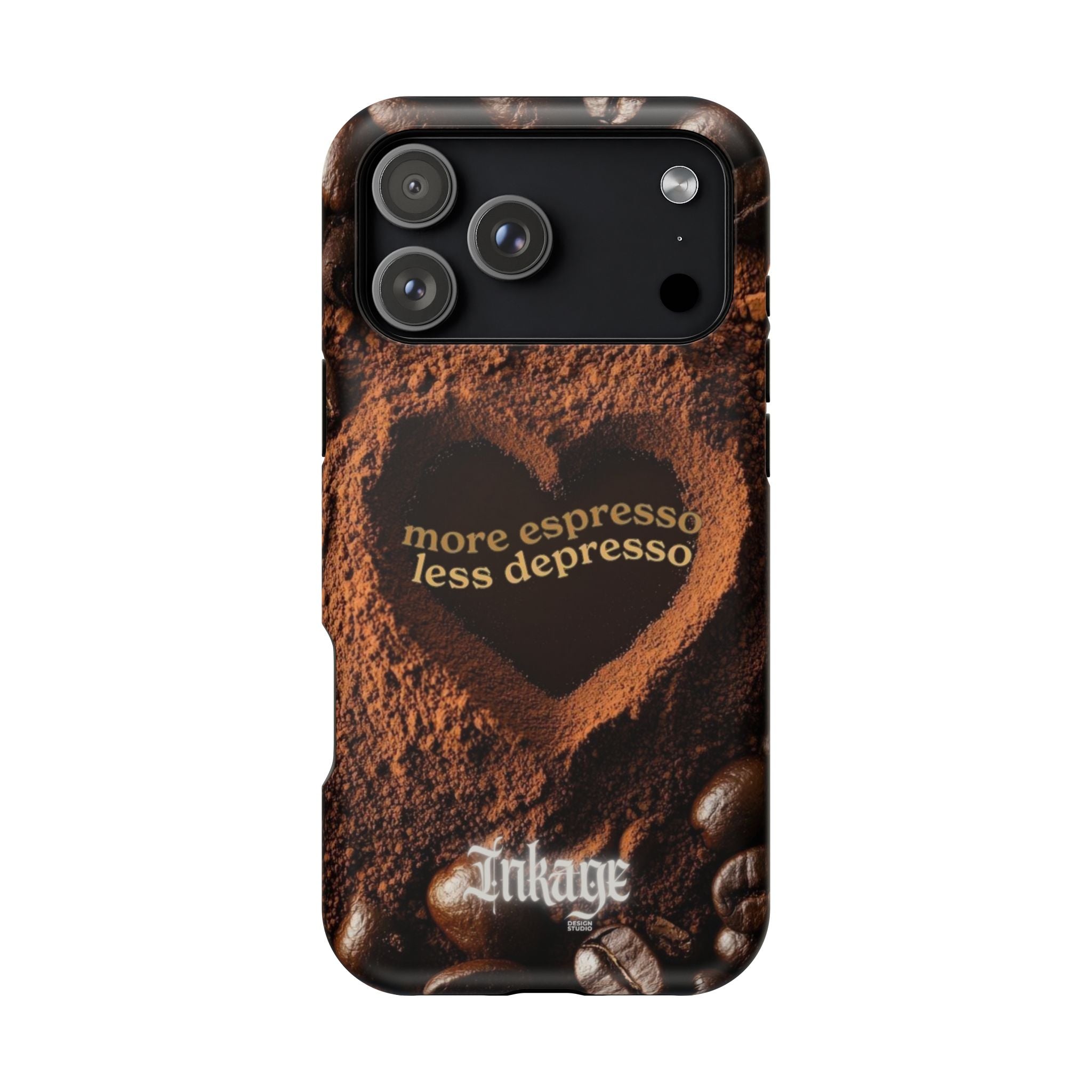 "More Espresso Less Depresso" Quote Magnetic Phone Cases