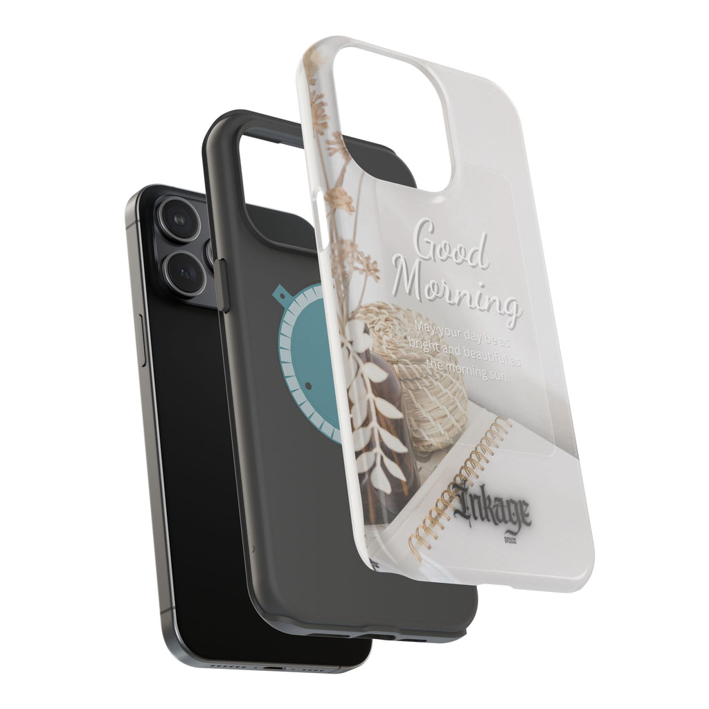 "Good Morning" Magnetic Phone Cases (Quote)