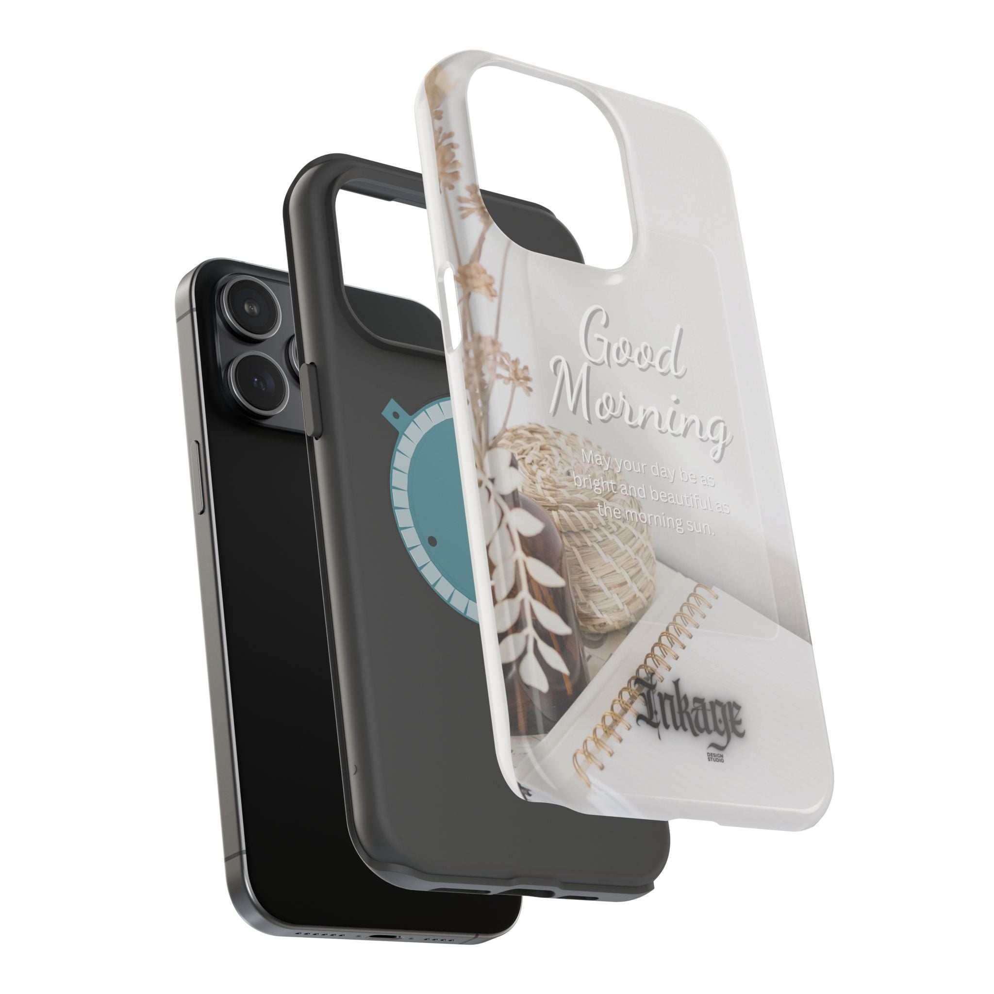 "Good Morning" Magnetic Phone Cases (Quote)