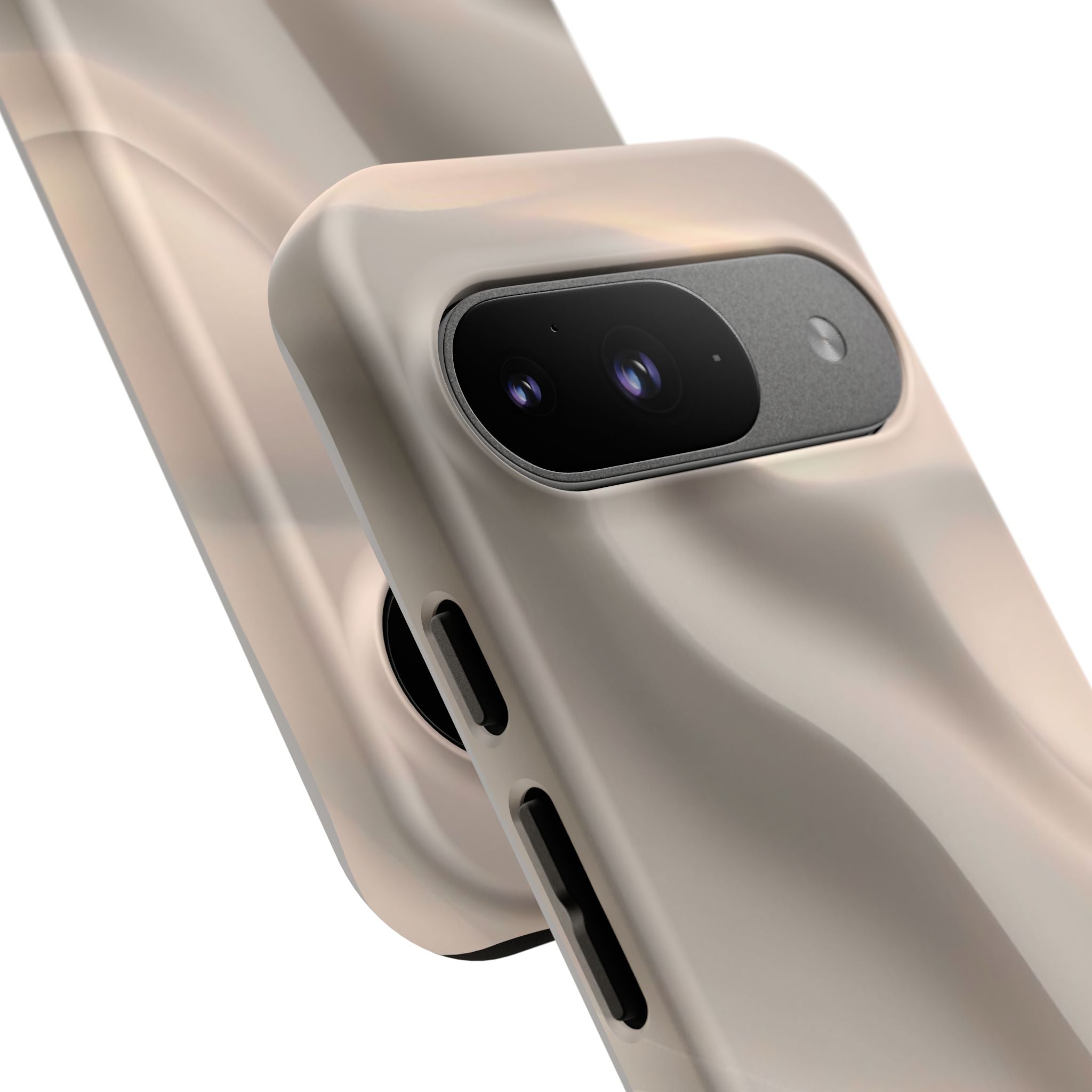 Beige Wavy Flow Tough Phone Case (Minimal)