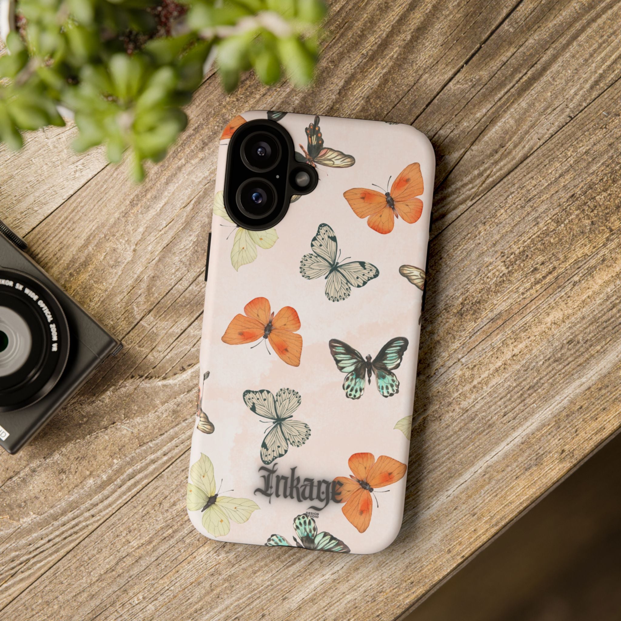 Color Butterfly Tough Phone Case