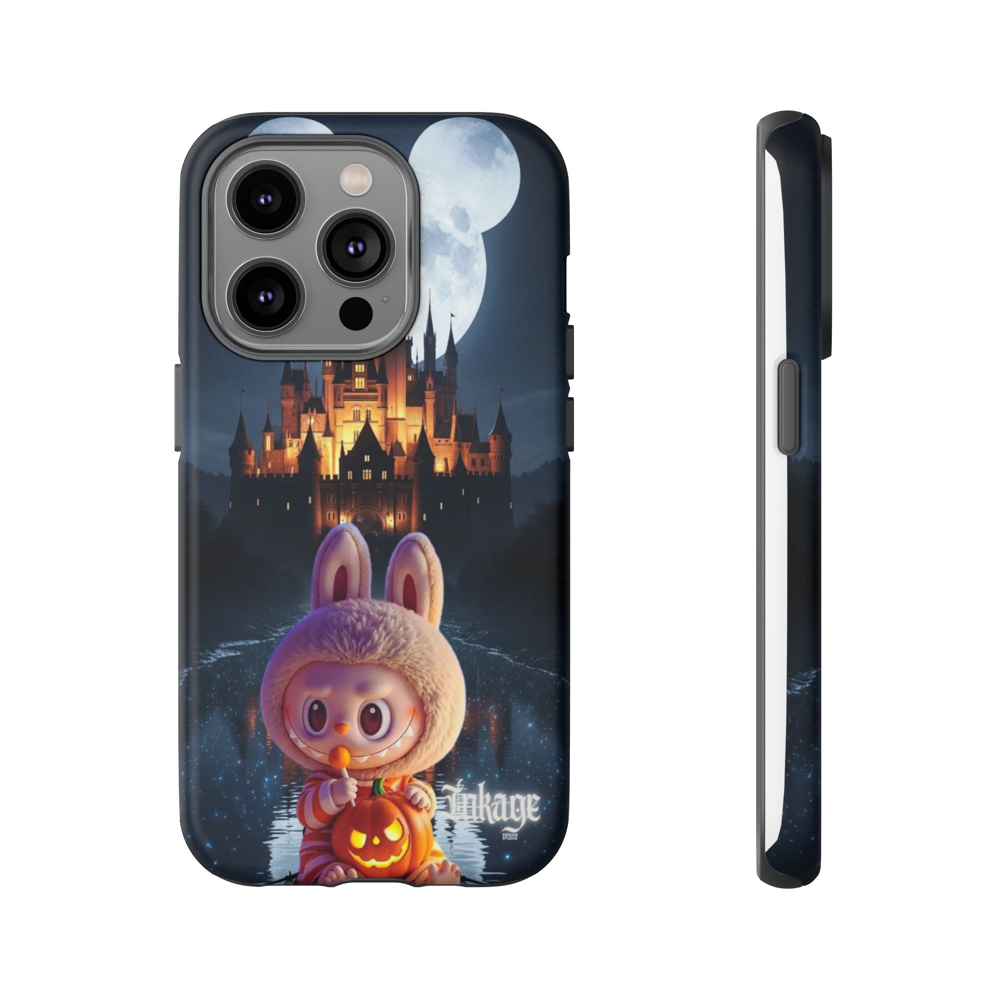 Labubu Halloween On Disney Boat Tough Phone Cases (Season, Animation)