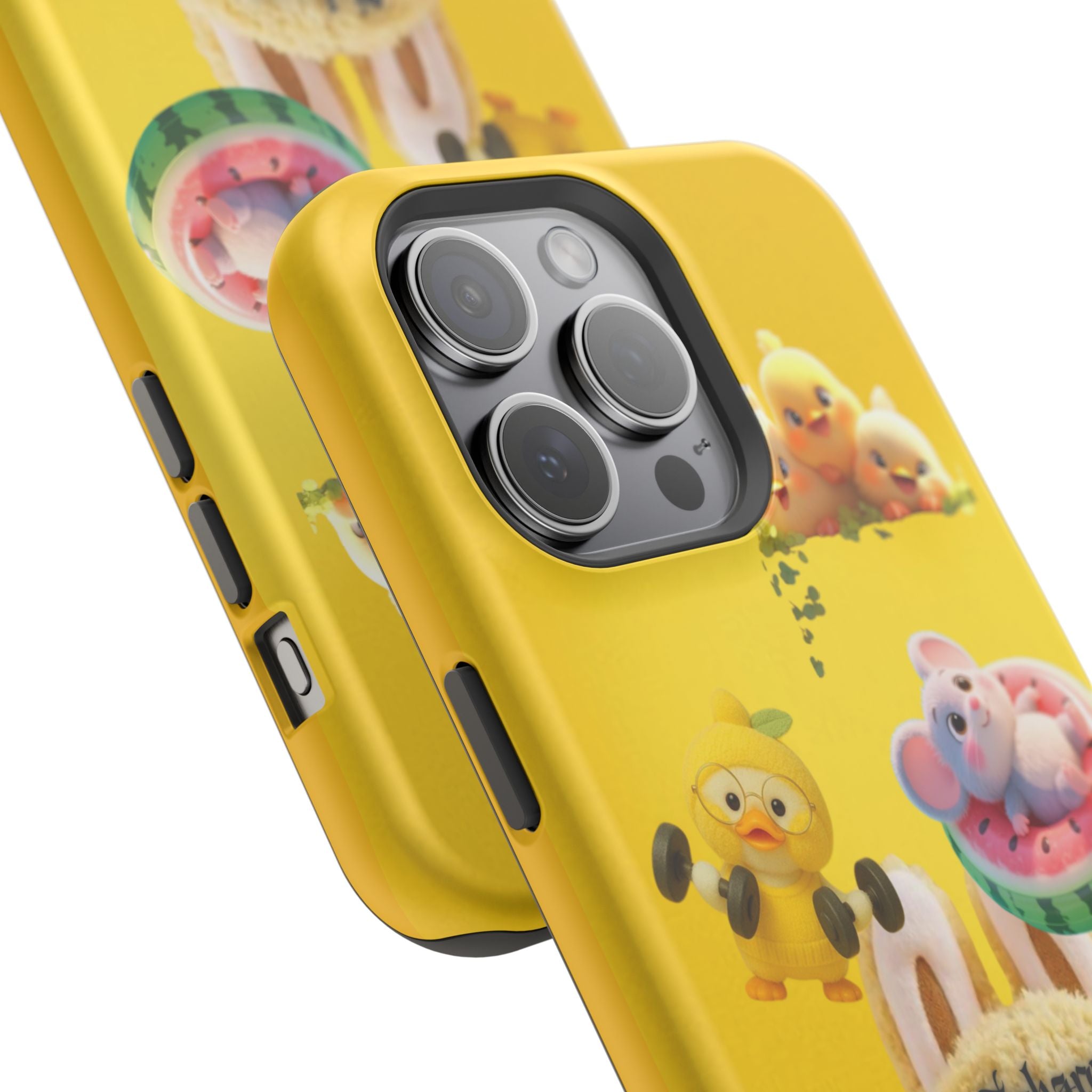Yellow Cutie Labubu Magnetic Phone Cases (Animation)