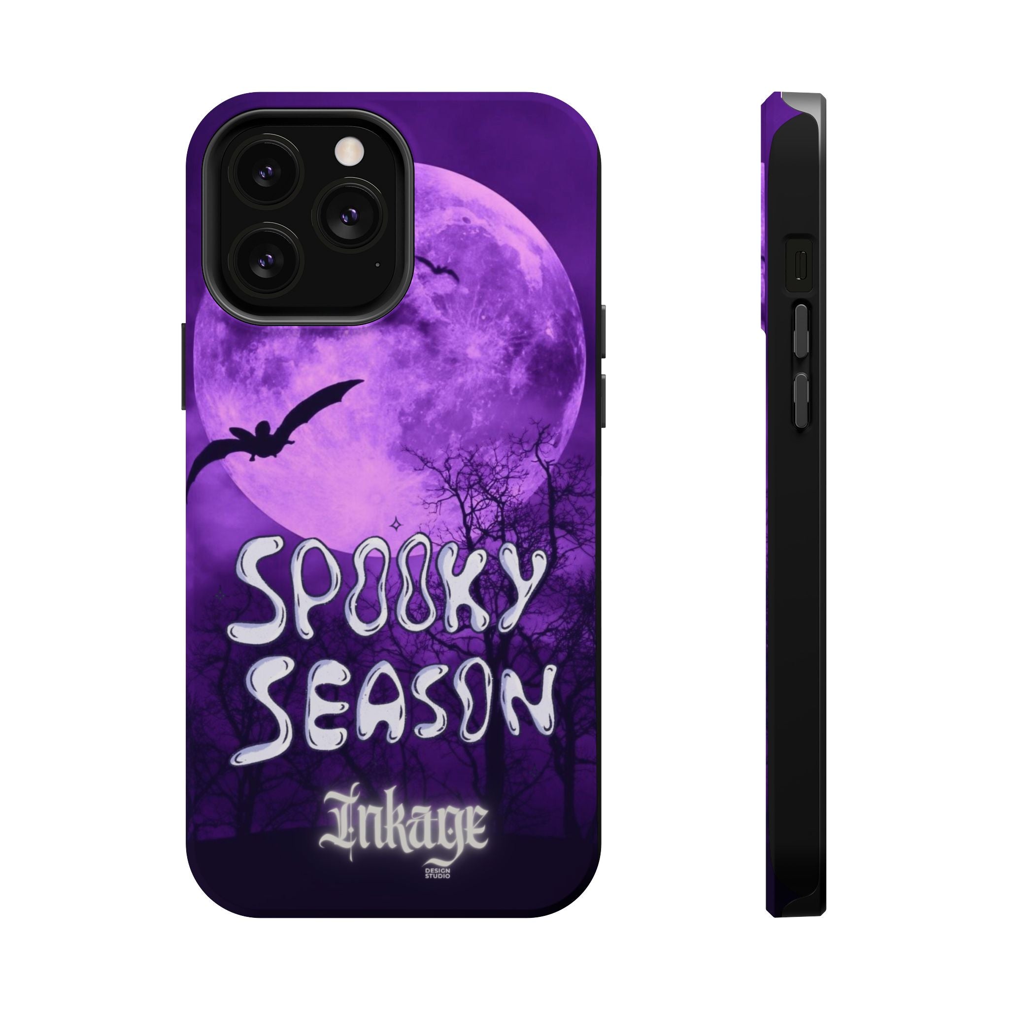 Purple Spooky Season Magnetic Phone Cases (Season)