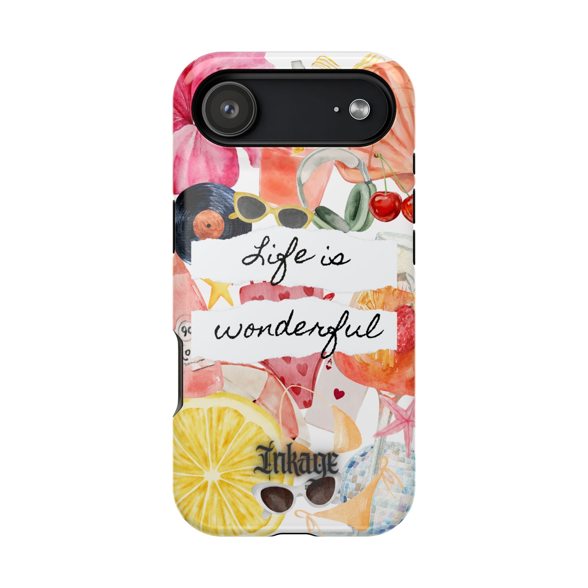 "Life is Wonderful" Quote Magnetic Phone Cases (Quote)