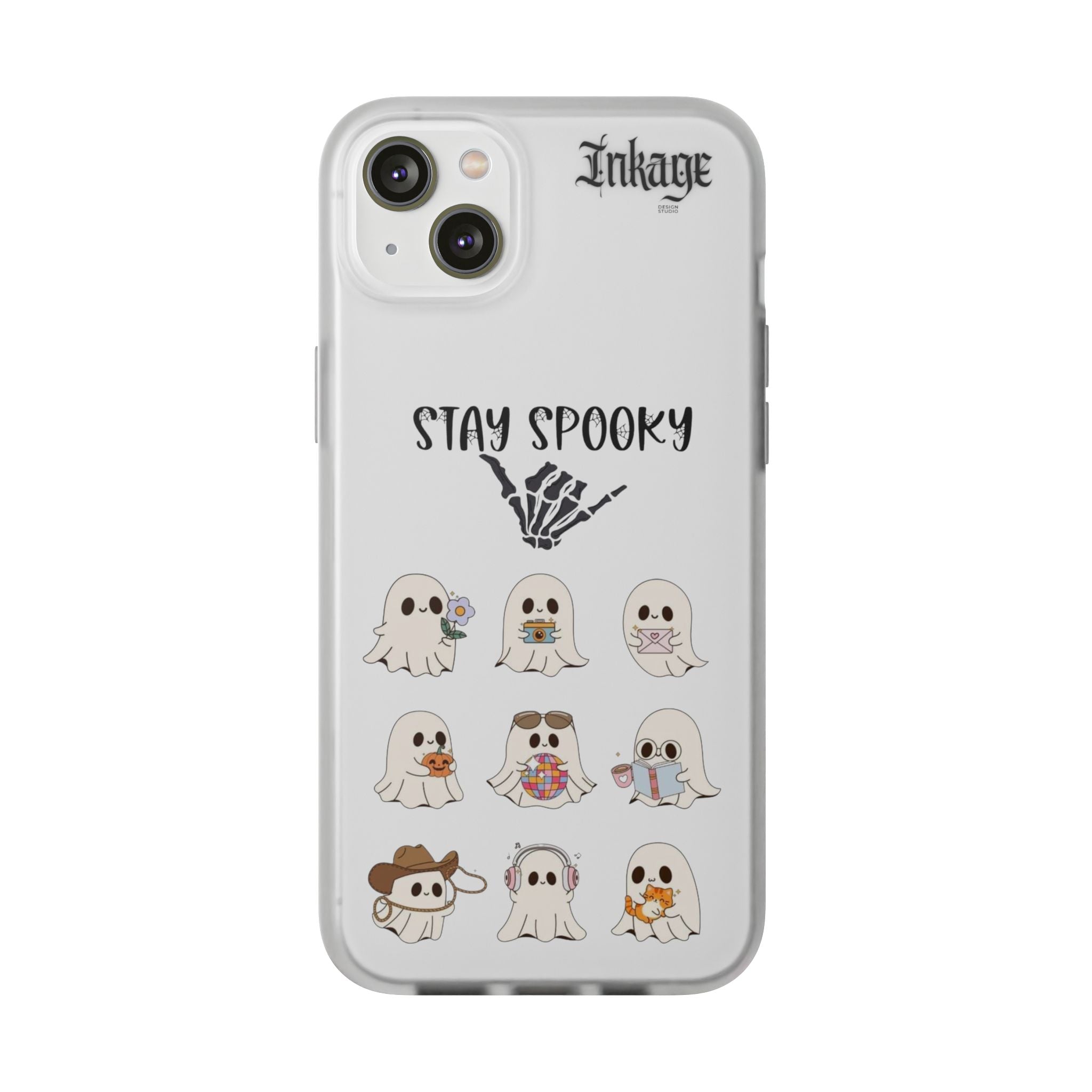 Stay Spooky Clear Phone Cases (Season)