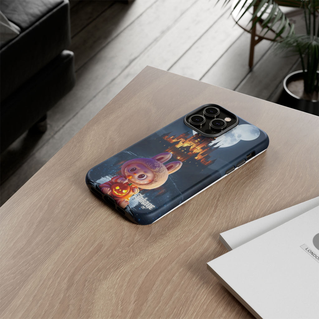 Labubu Halloween On Disney Boat Tough Phone Cases (Season, Animation)