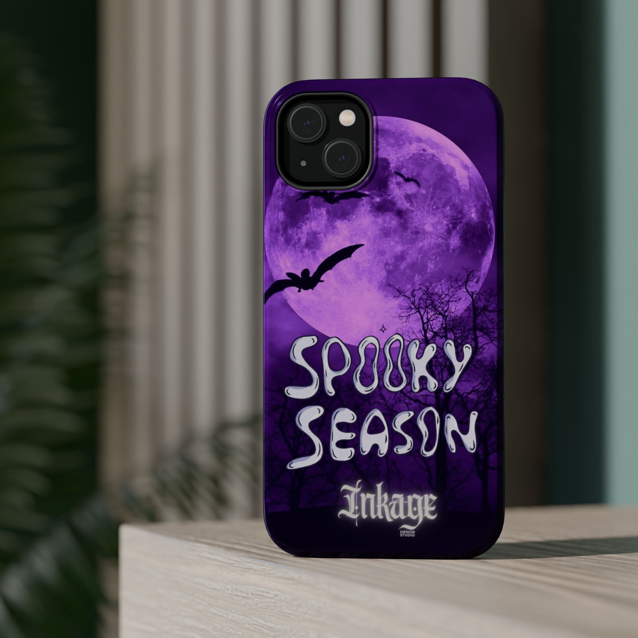 Purple Spooky Season Magnetic Phone Cases (Season)