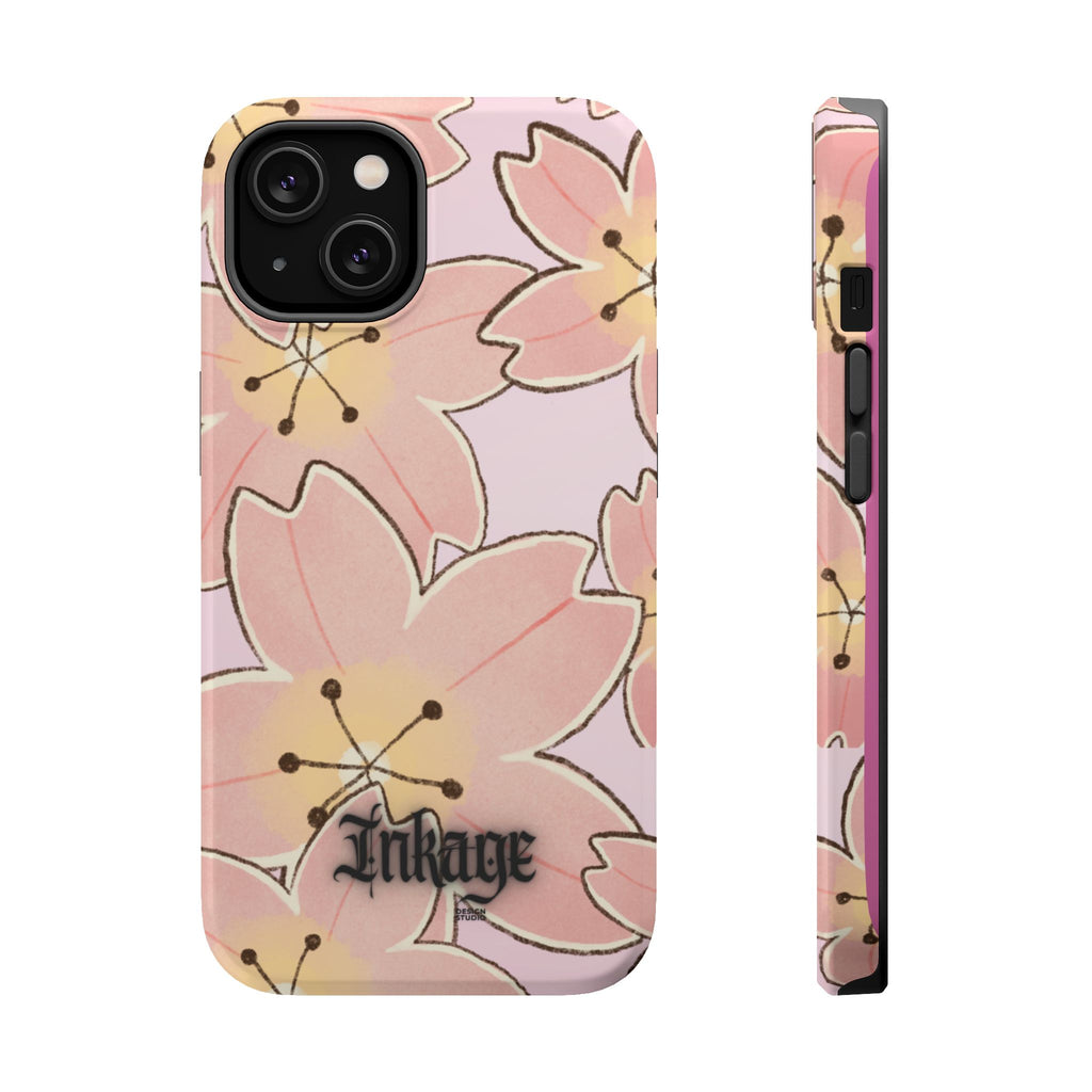 Charming Floral Magnetic Phone Case (Minimal)