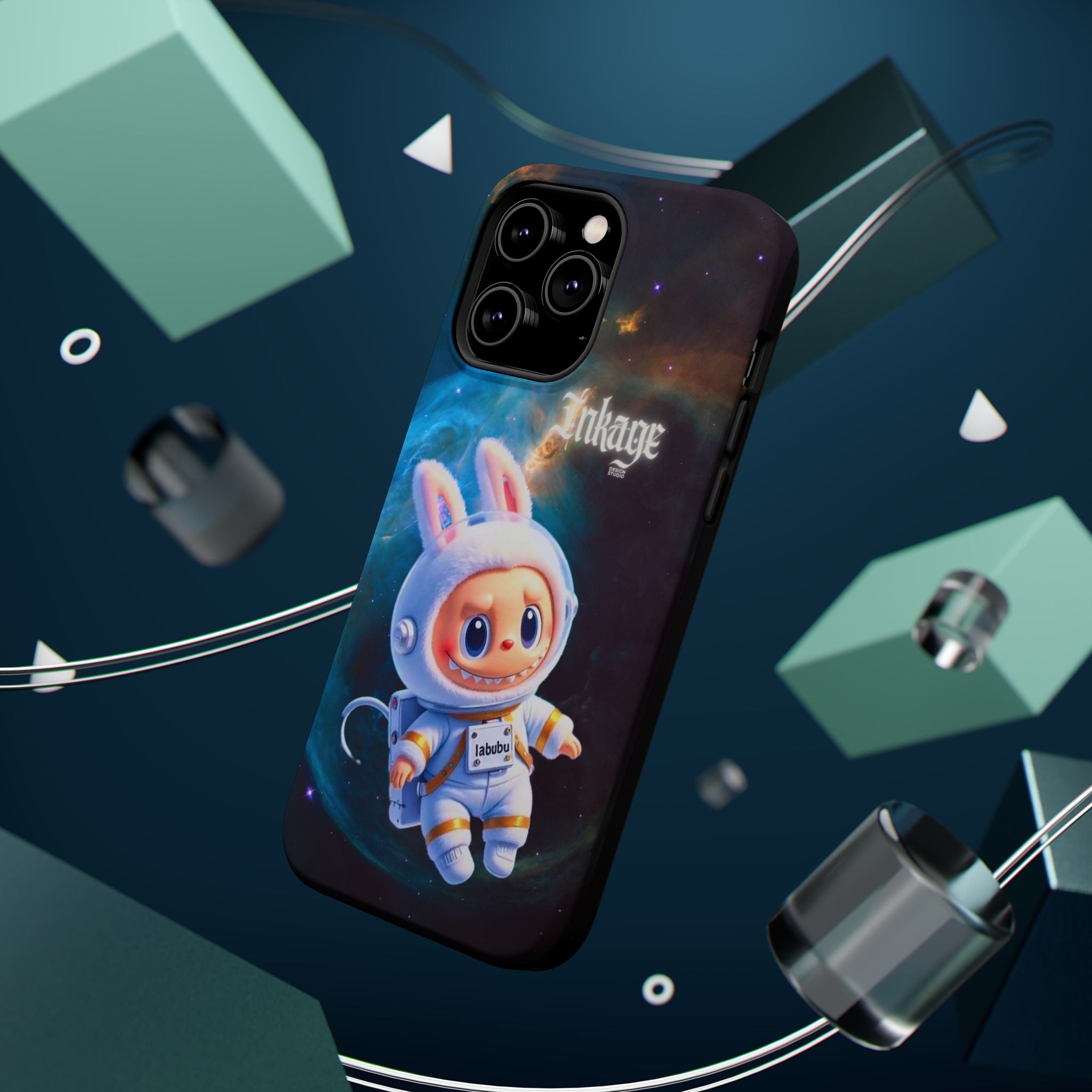 Labubu Astronaut Magnetic Phone Cases (Animation)