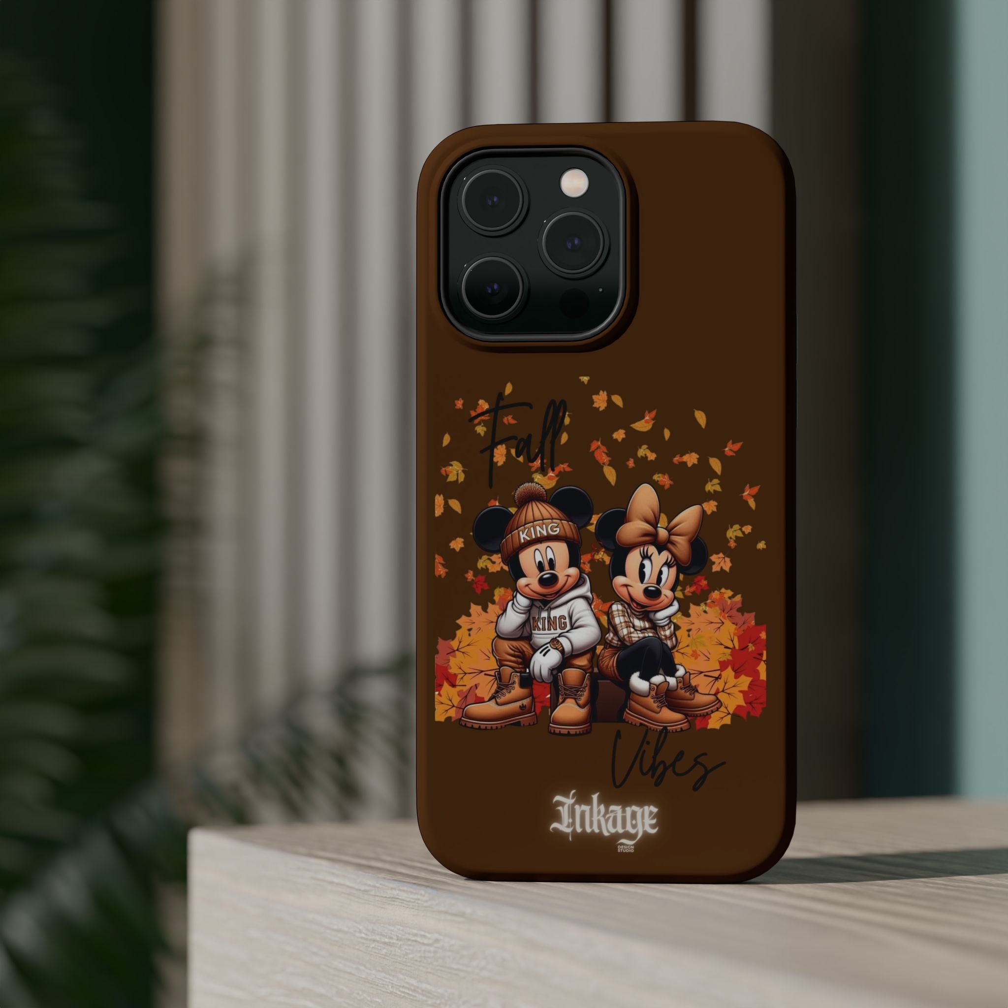 Mickey & Minnie Fall Vibes Magnetic iPhone Cases (Animation)