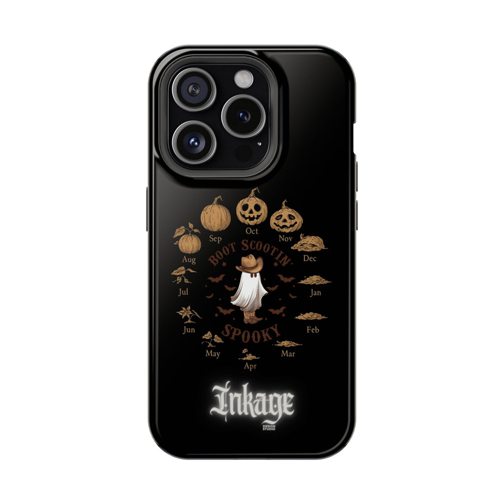 Spooky Boot Halloween Pumpkin Magnetic Phone Case (Season)