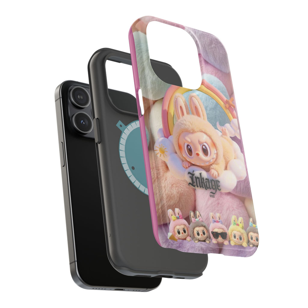 Pastel Rainbow Labubu Magnetic Phone Cases(Animation)