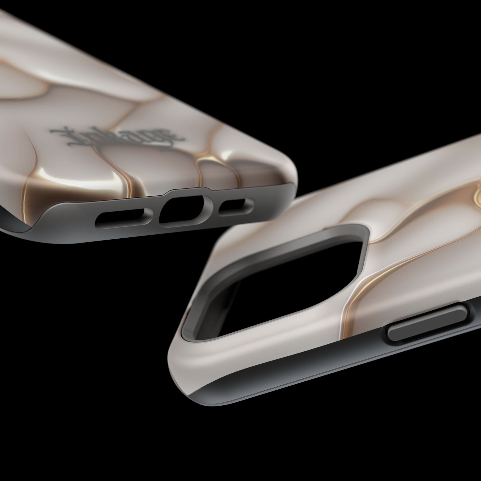 Golden Flow Magnetic Phone Cases (Minimal)
