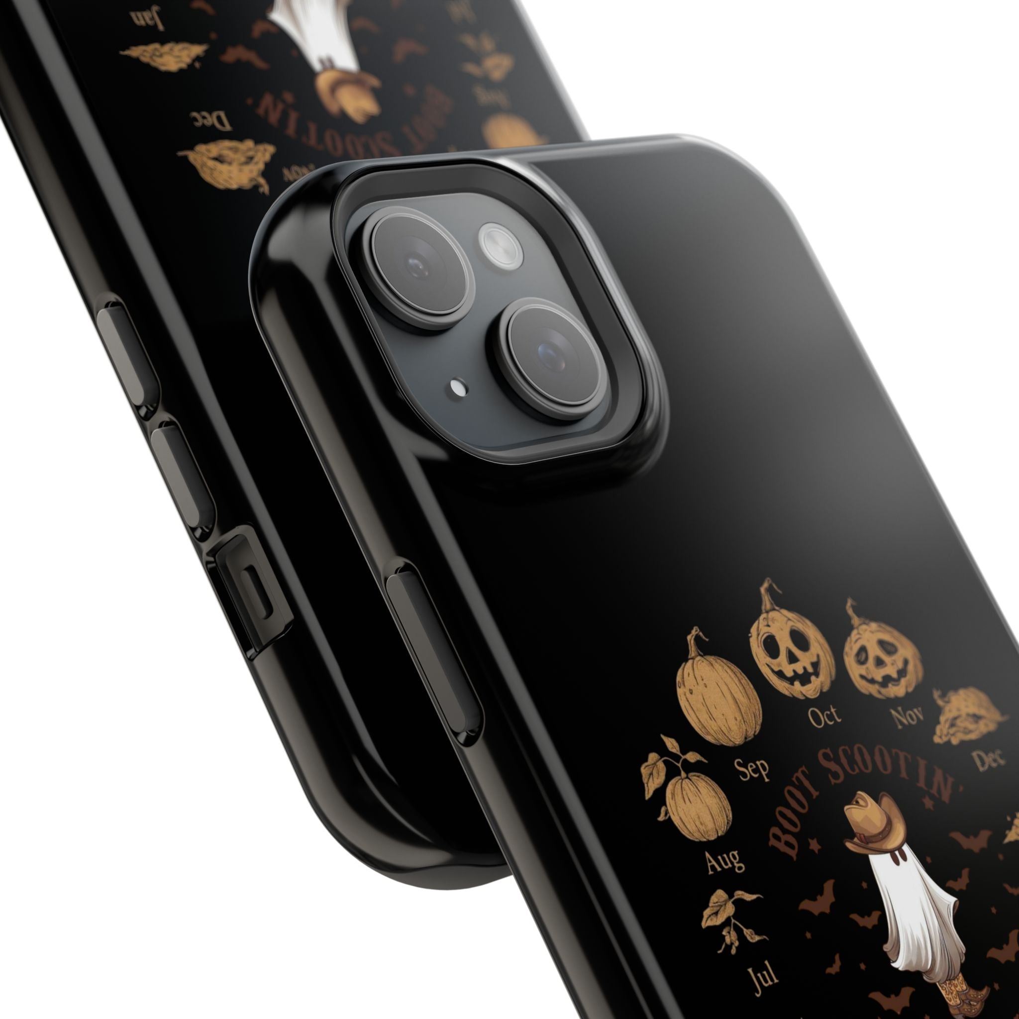 Spooky Boot Halloween Pumpkin Magnetic Phone Case (Season)