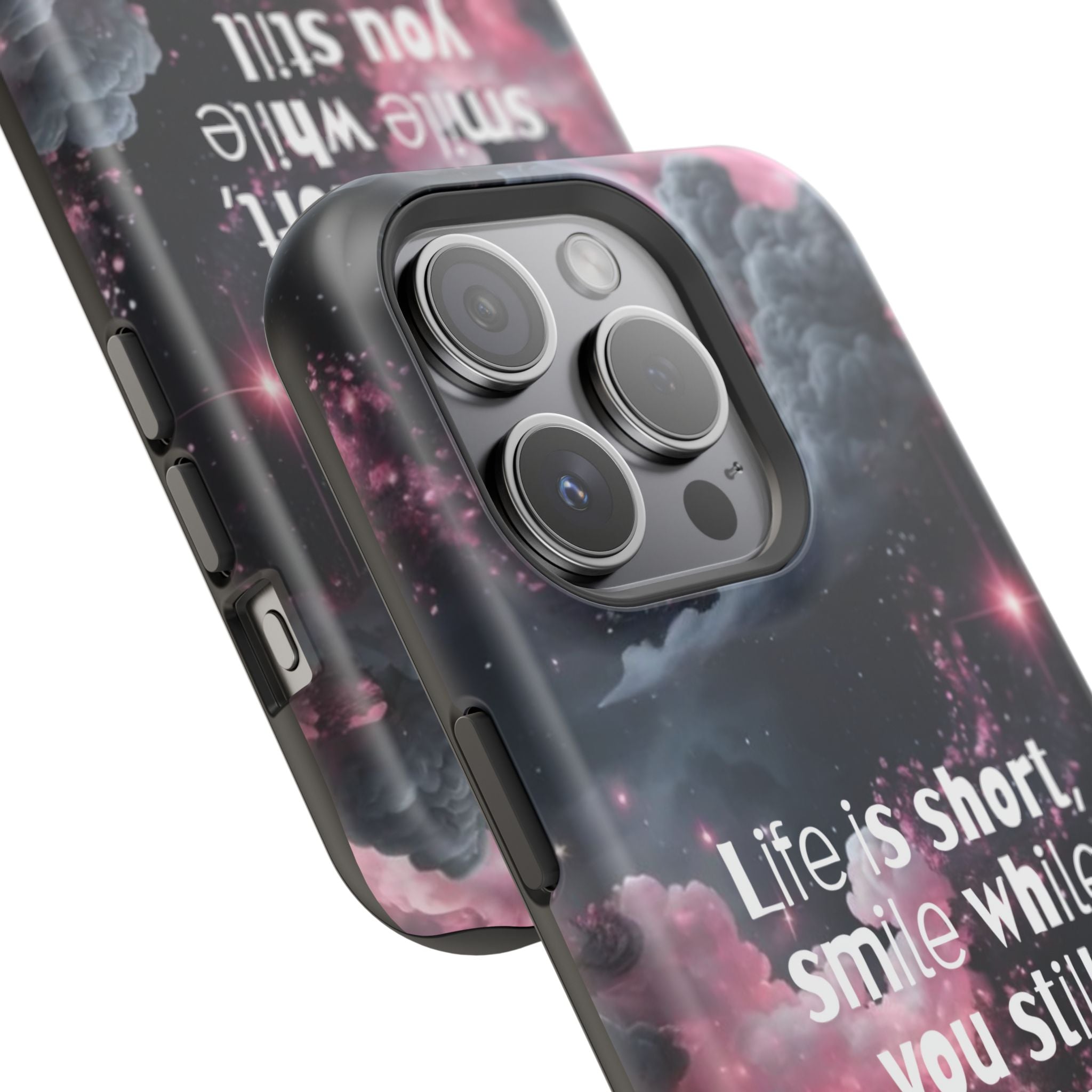 “Life is Short, Smile While You Still Have Teeth” Magnetic Phone Cases