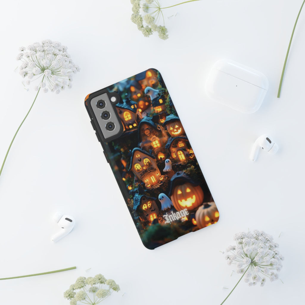 Spooky Pumpkin Village Tough Phone Cases (Season)