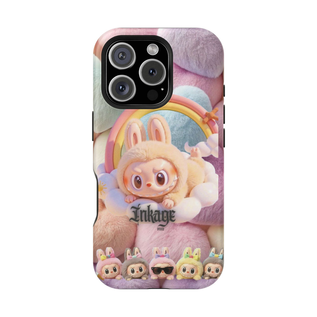 Pastel Rainbow Labubu Magnetic Phone Cases(Animation)