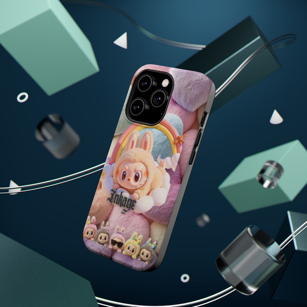 Pastel Rainbow Labubu Magnetic Phone Cases (Animation)