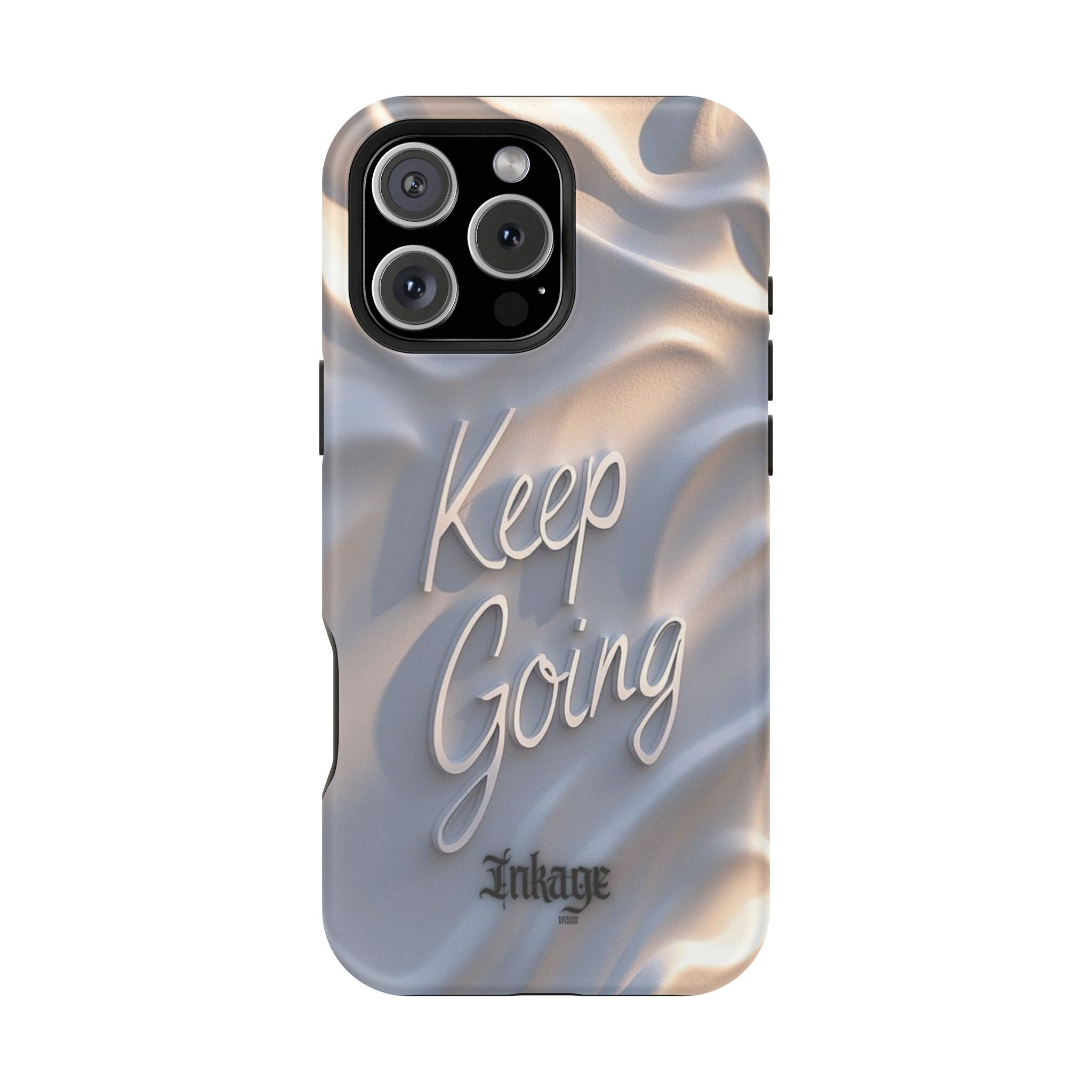 "Keep Going" Magnetic Phone Cases (Quote)