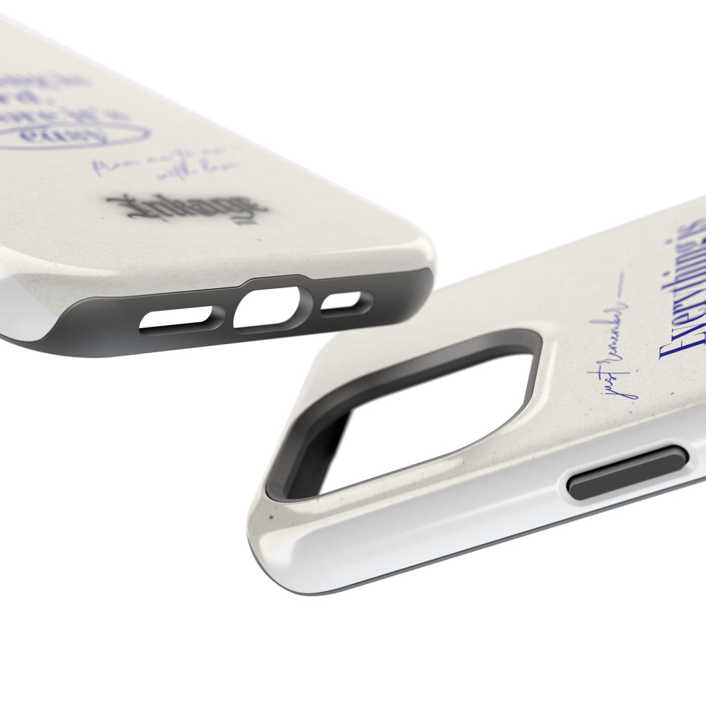 "Everything is hard, before it's easy" Magnetic Phone Case (Quote)